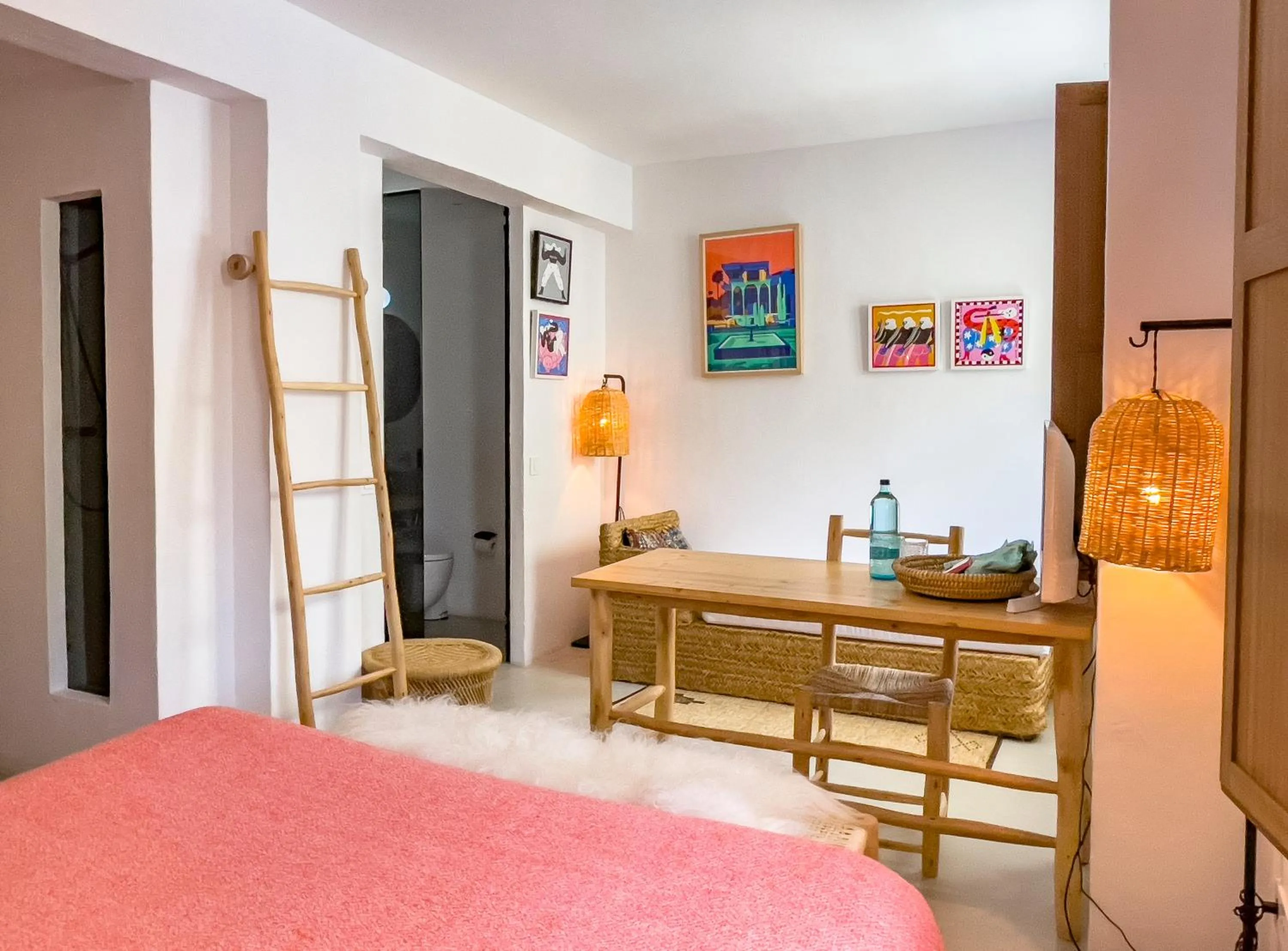 Bed in Hostal Mar y Sal