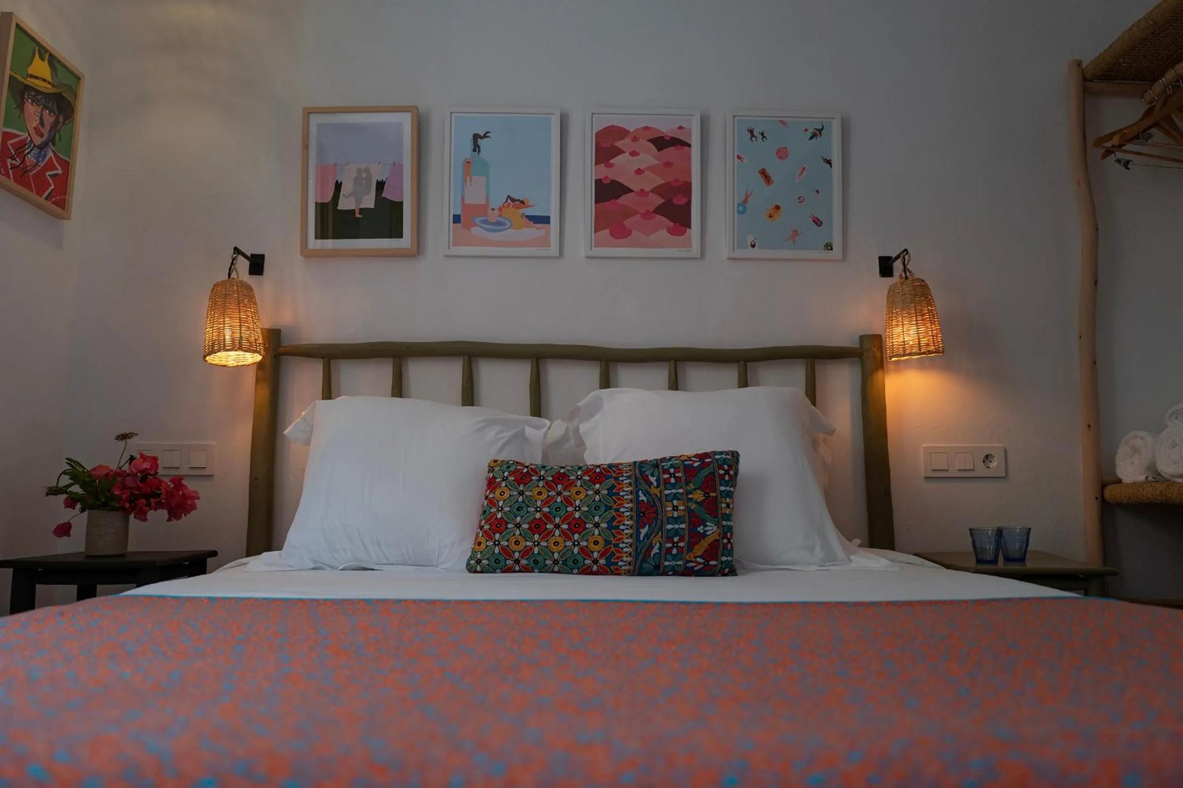 Bed in Hostal Mar y Sal