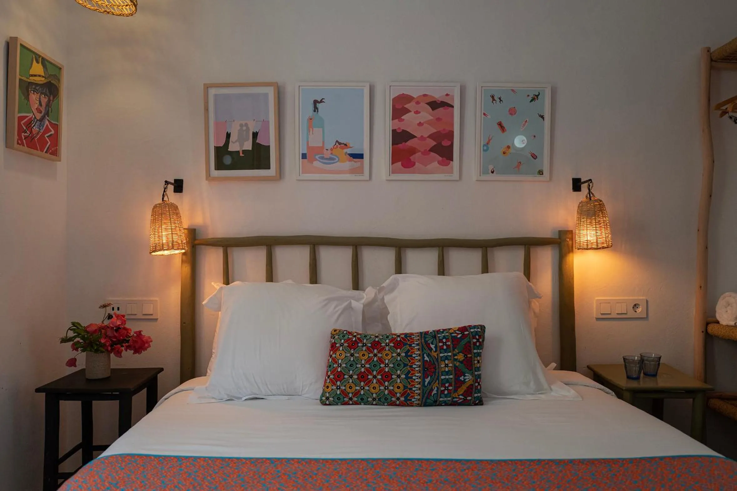 Bed in Hostal Mar y Sal