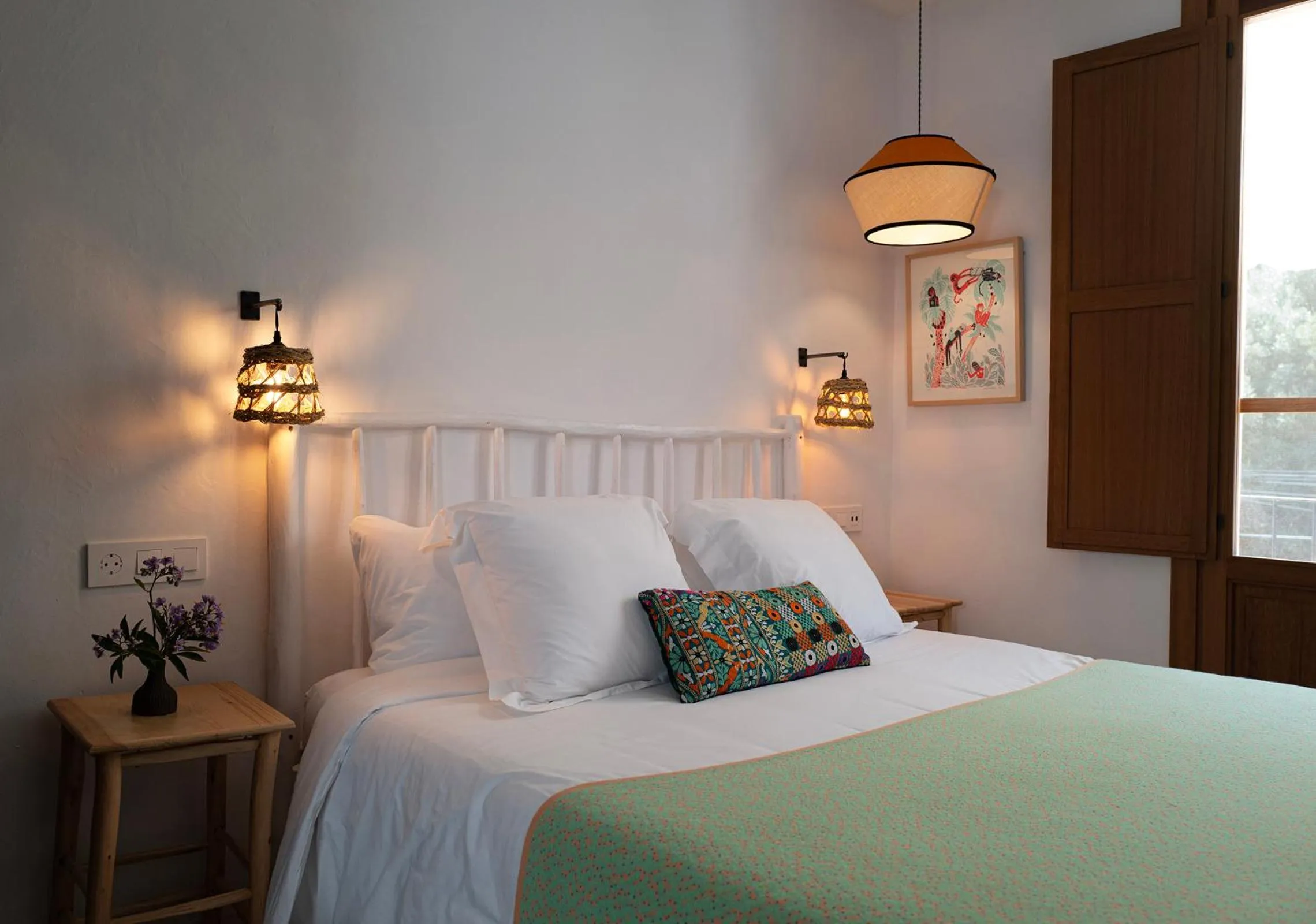 Bed in Hostal Mar y Sal