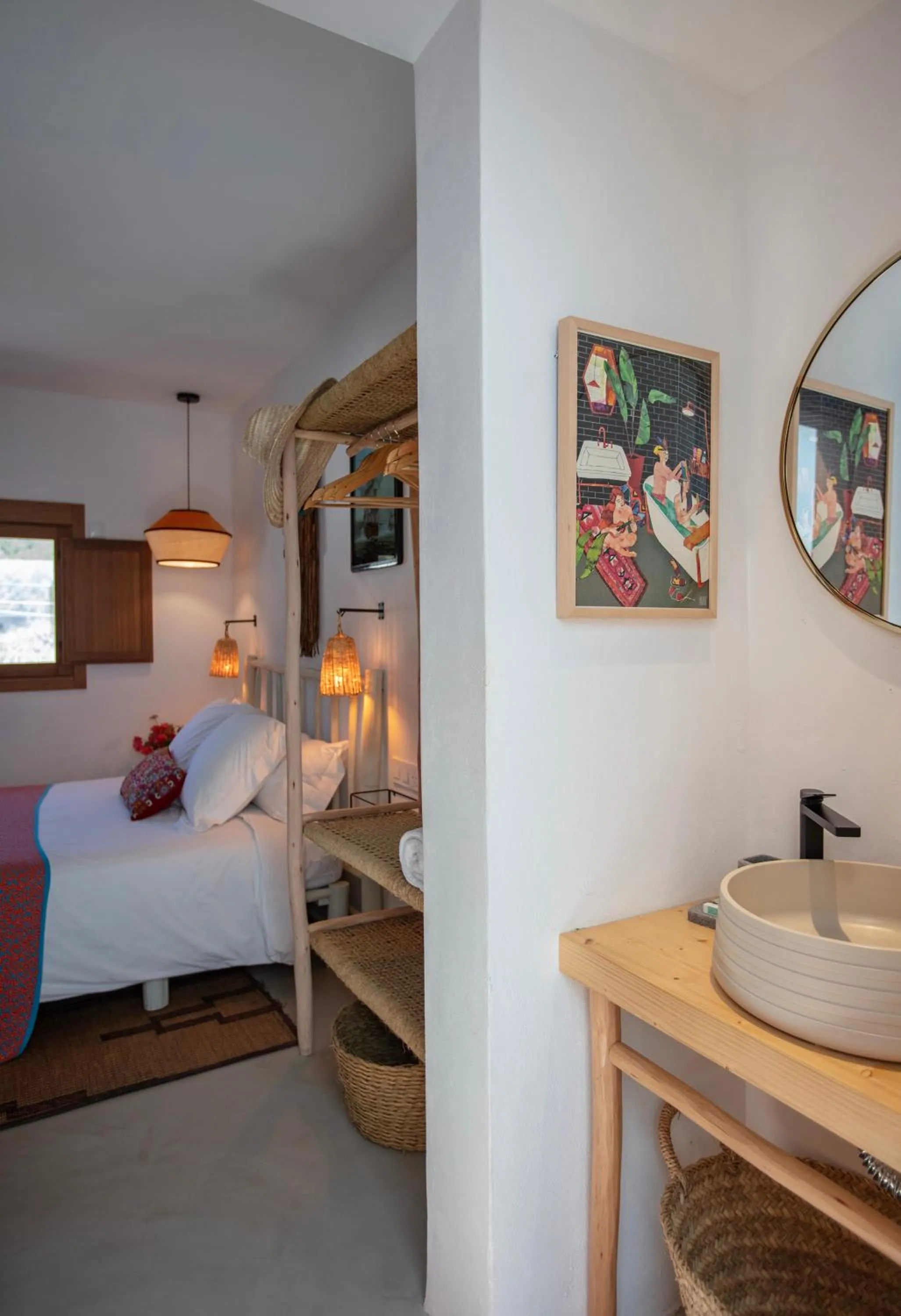 Bed in Hostal Mar y Sal