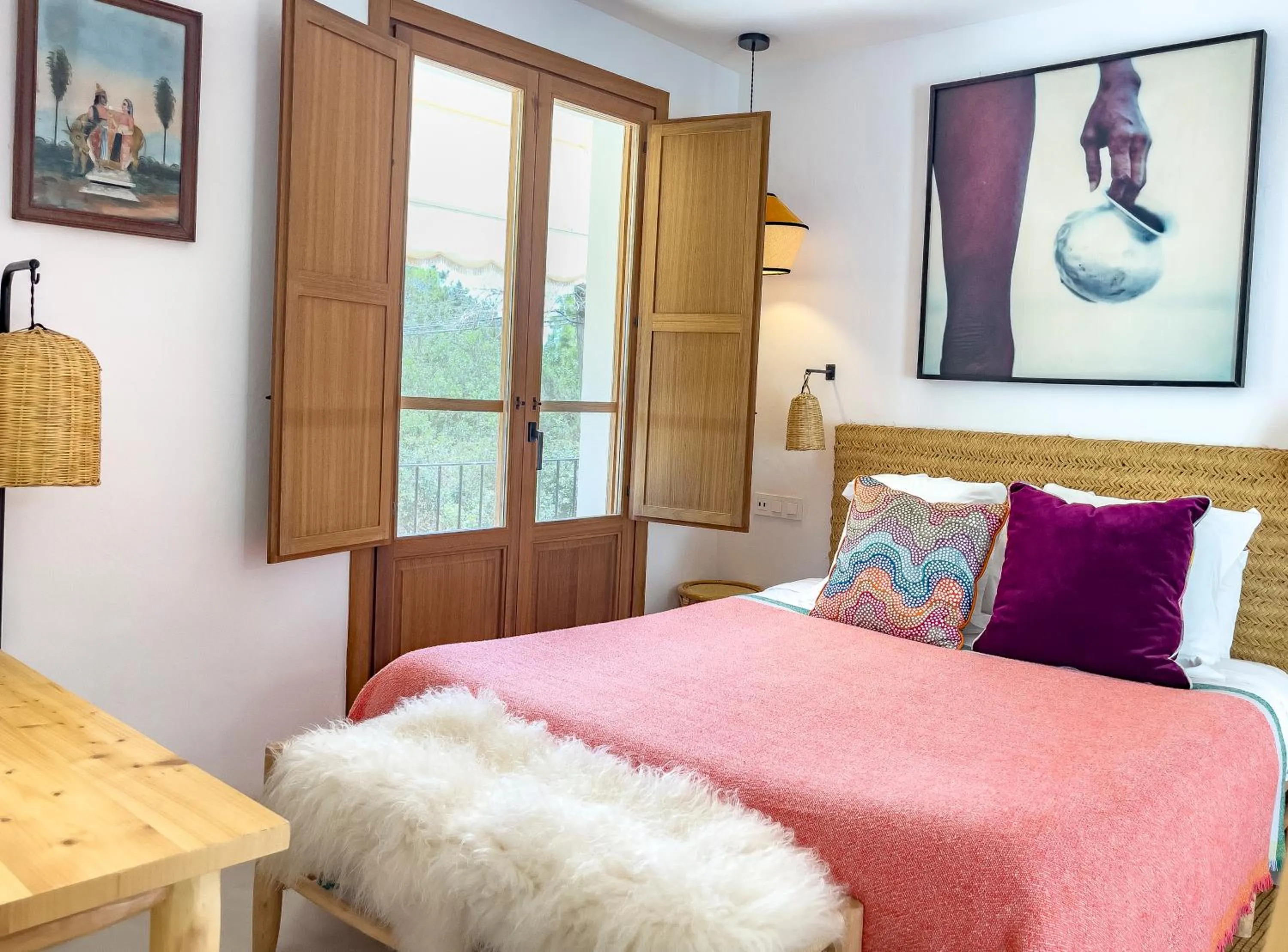 Bed in Hostal Mar y Sal