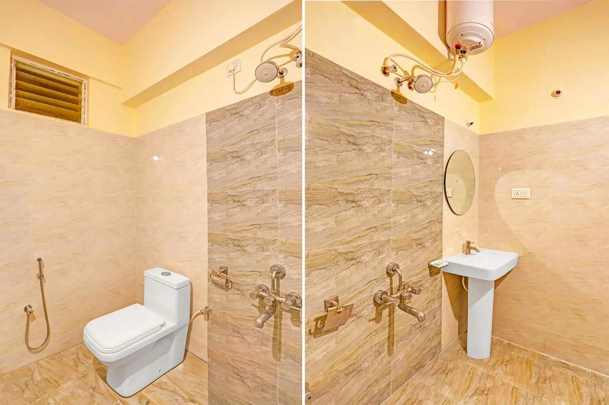 Bathroom in FabHotel Kings Palace Manyata - Near Manyata Tech Park Main Gate