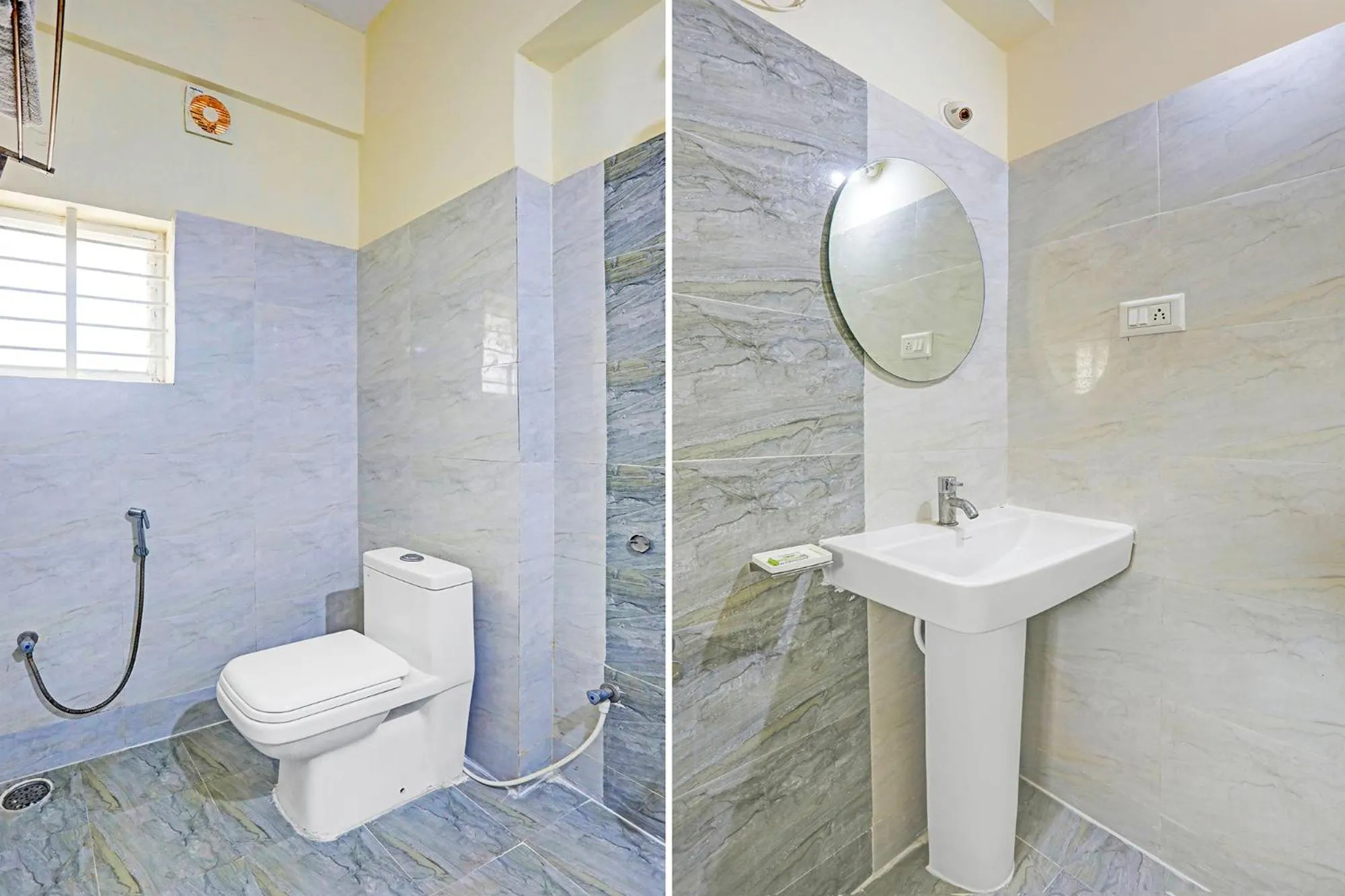 Bathroom in FabHotel Kings Palace Manyata - Near Manyata Tech Park Main Gate