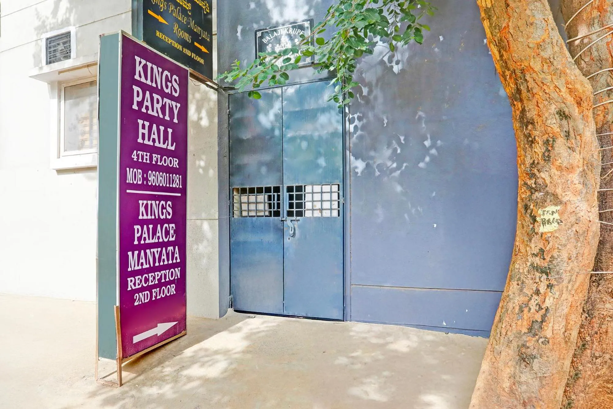 Facade/entrance in FabHotel Kings Palace Manyata - Near Manyata Tech Park Main Gate