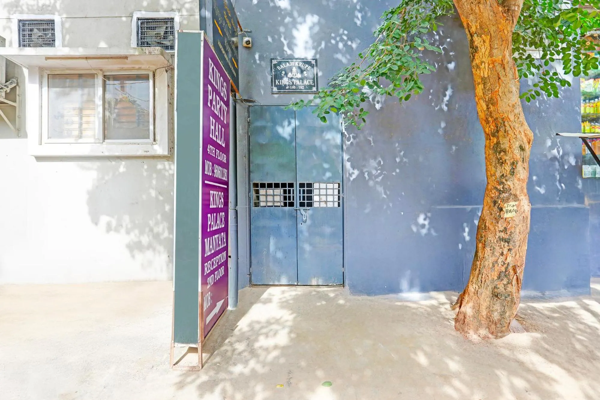 Facade/entrance in FabHotel Kings Palace Manyata - Near Manyata Tech Park Main Gate