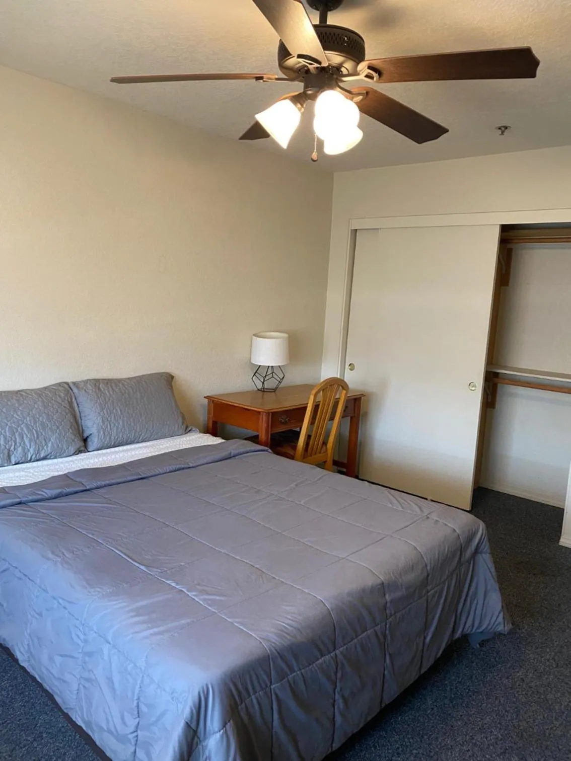 Bed in lodge on the river