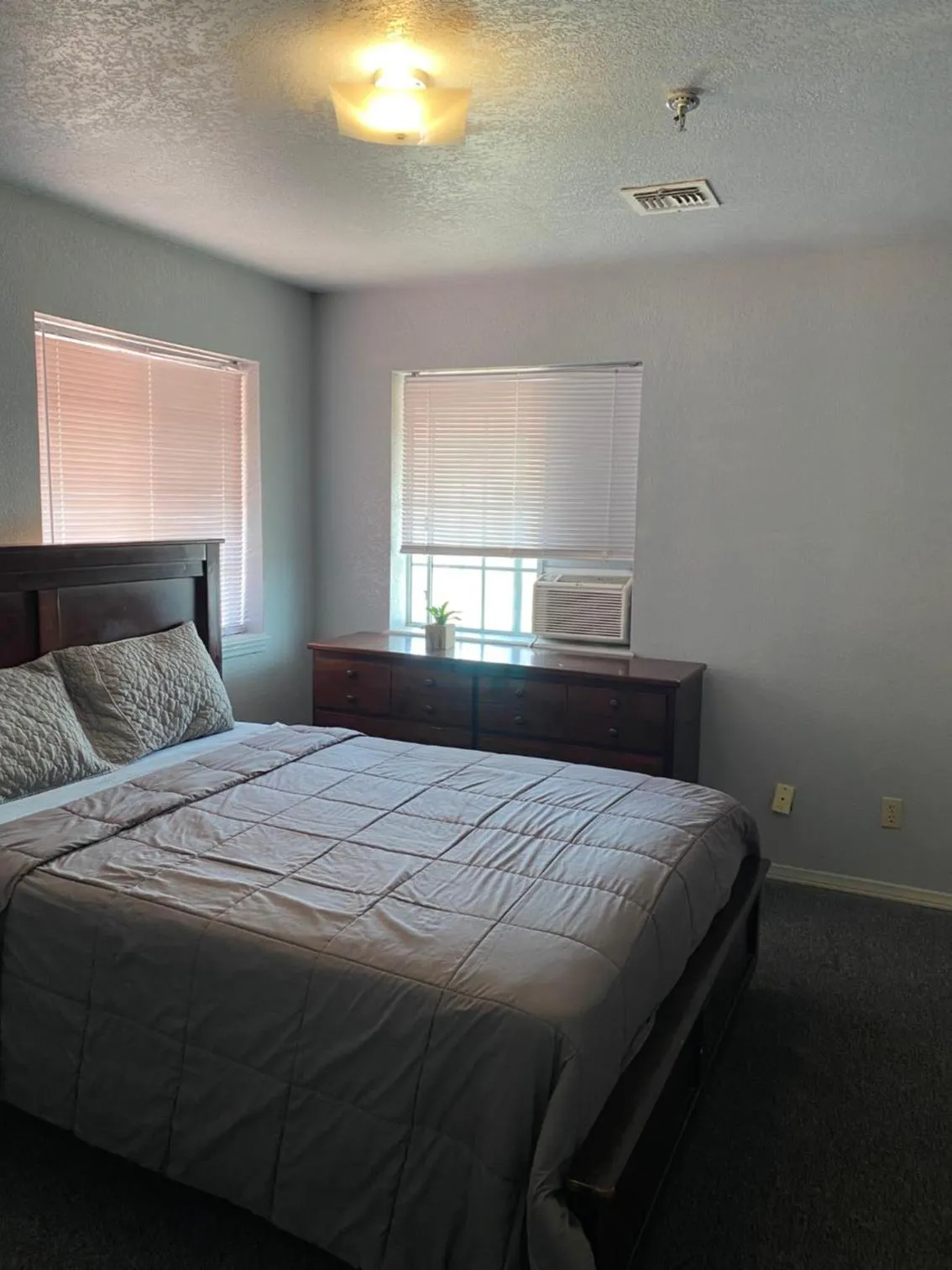 Bed in lodge on the river