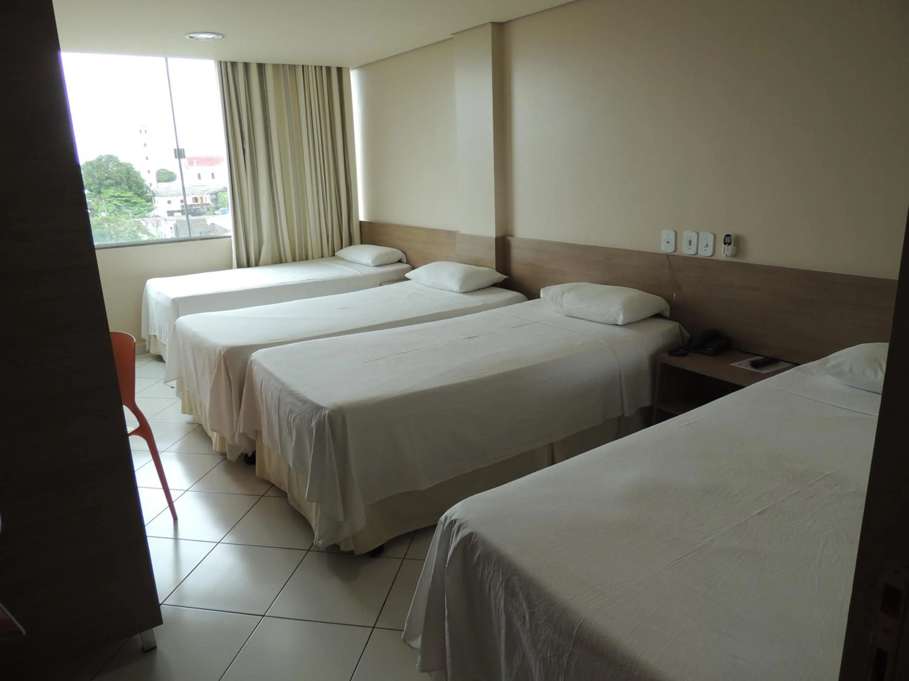 Bed in Hotel Guapindaia Praça