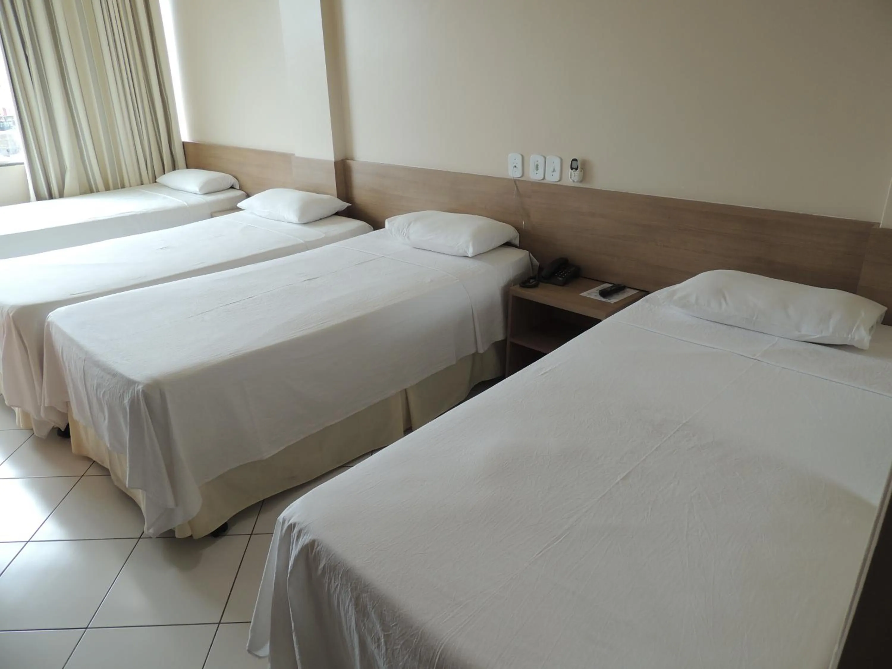 Bed in Hotel Guapindaia Praça