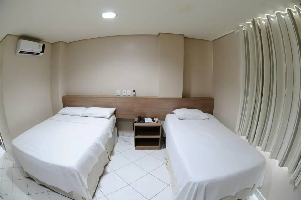 Bed in Hotel Guapindaia Praça