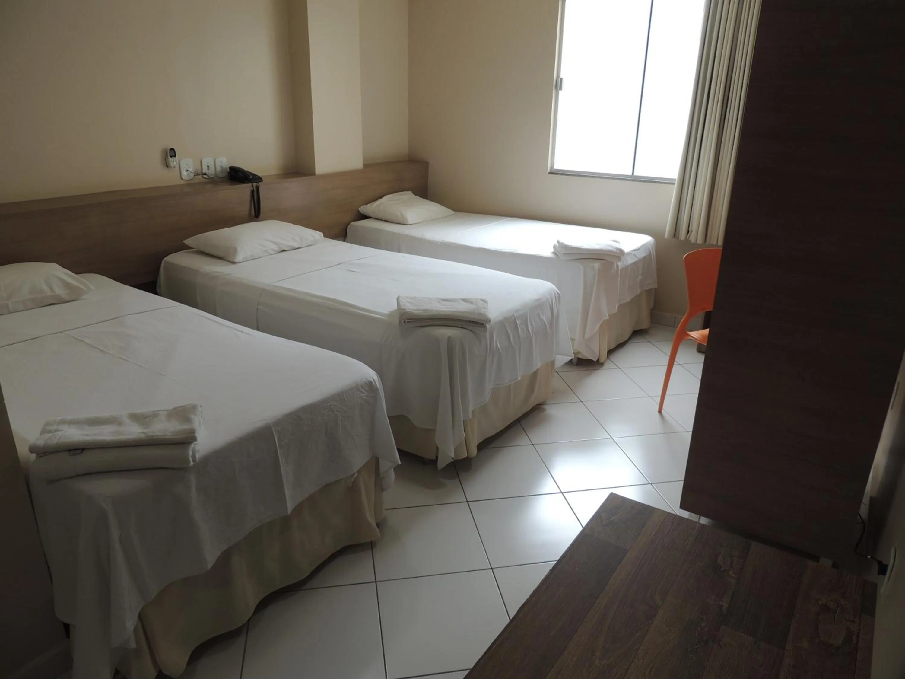 Bed in Hotel Guapindaia Praça