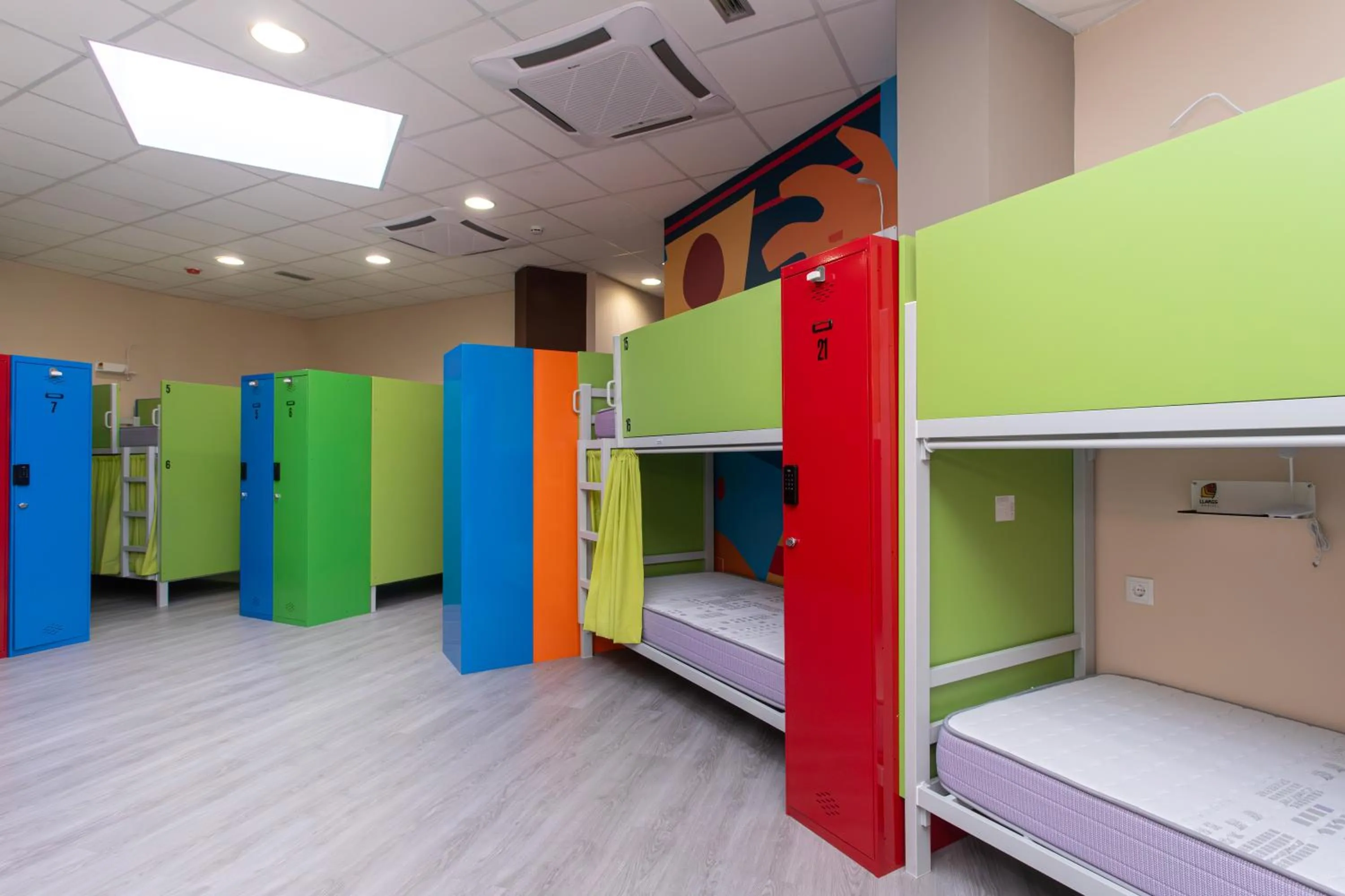 bunk bed in Llanes Hostel