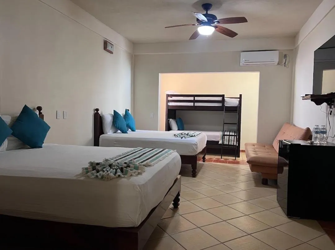 Bed in HOTEL EL CORAL