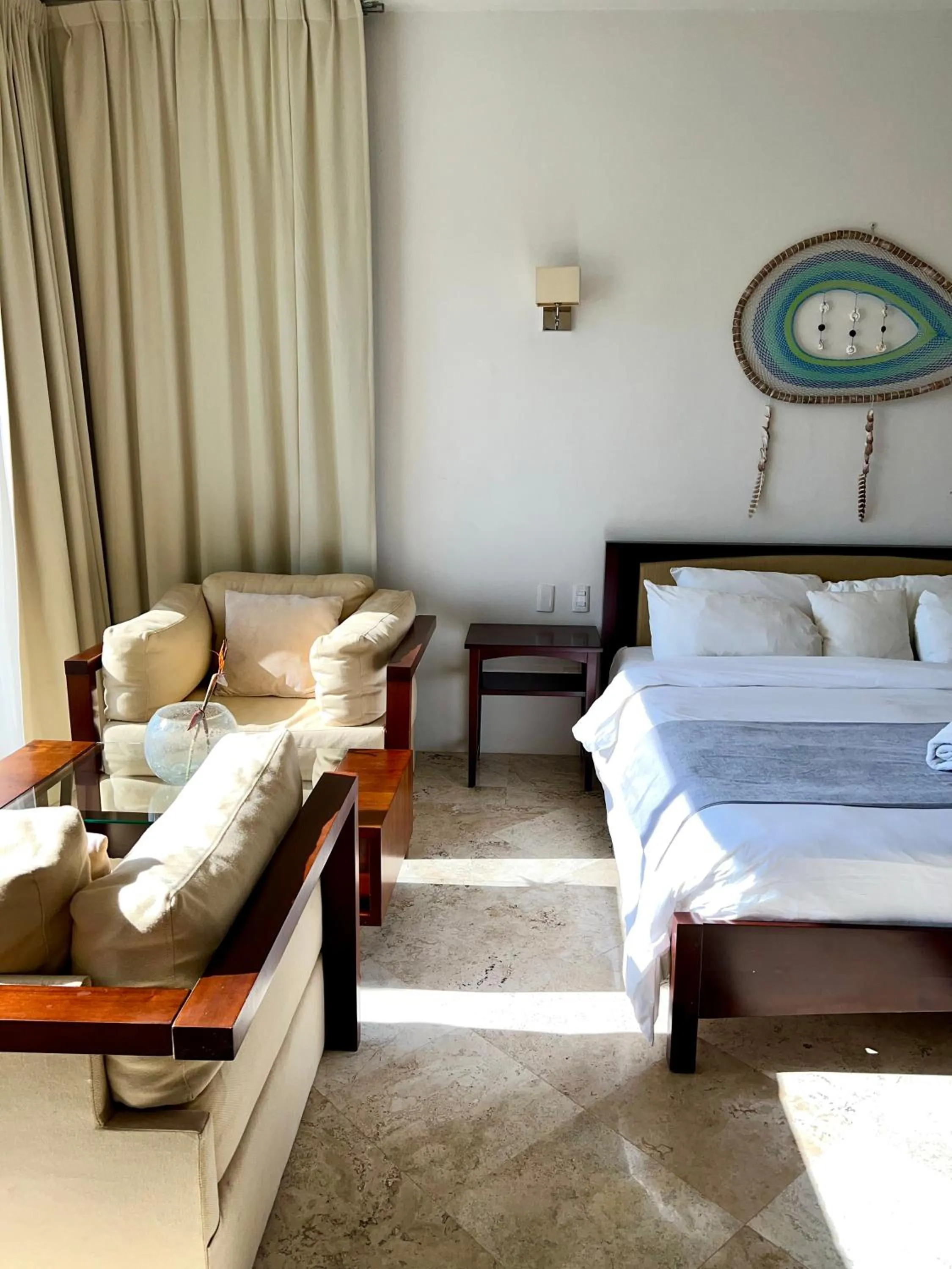 Bedroom, Bed in Amazing Luxury Penthouse with sunset,sunrise view, private Jacuzzi and rooftop pool