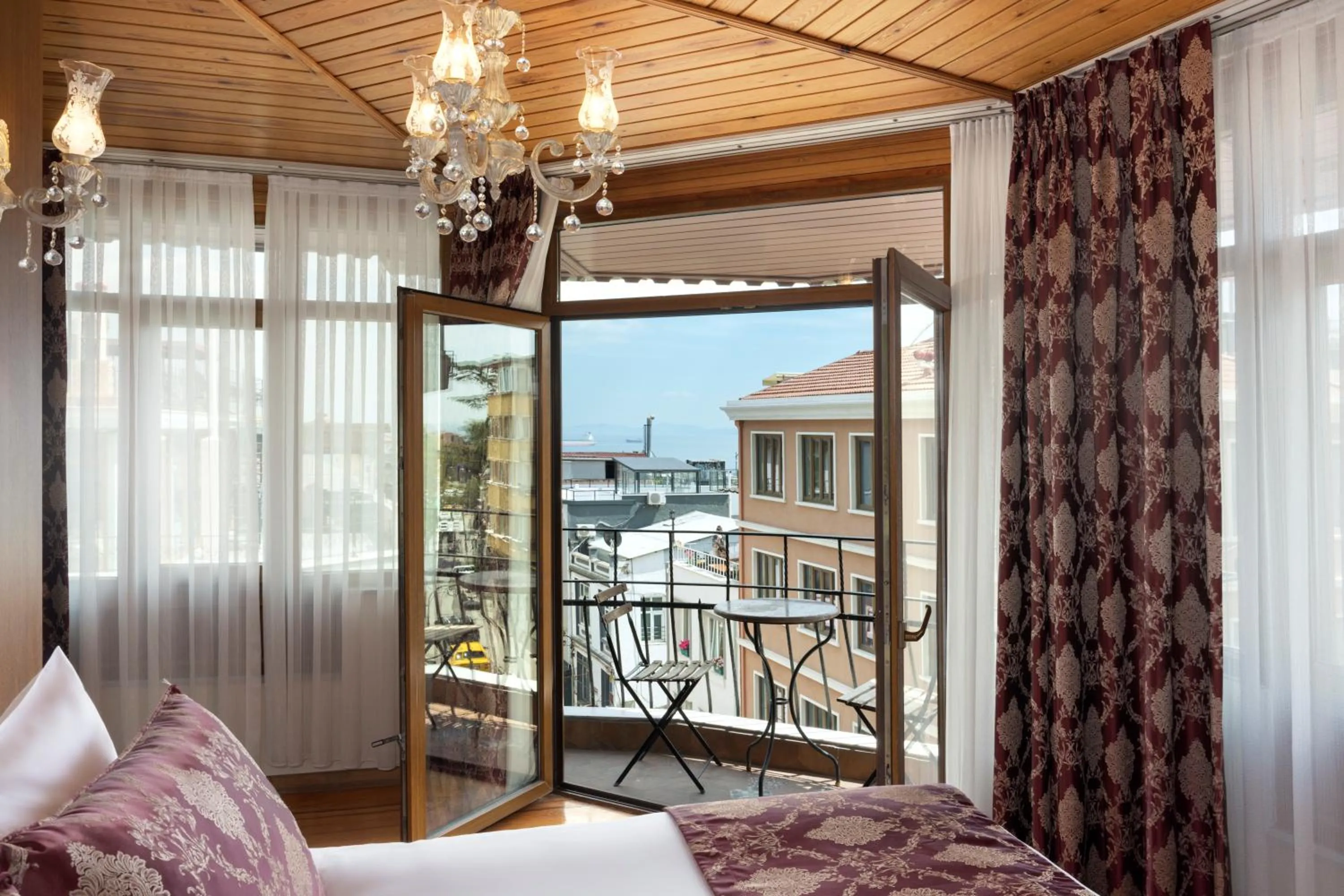 View (from property/room), Bed in Seven Hills Hotel - Special Category