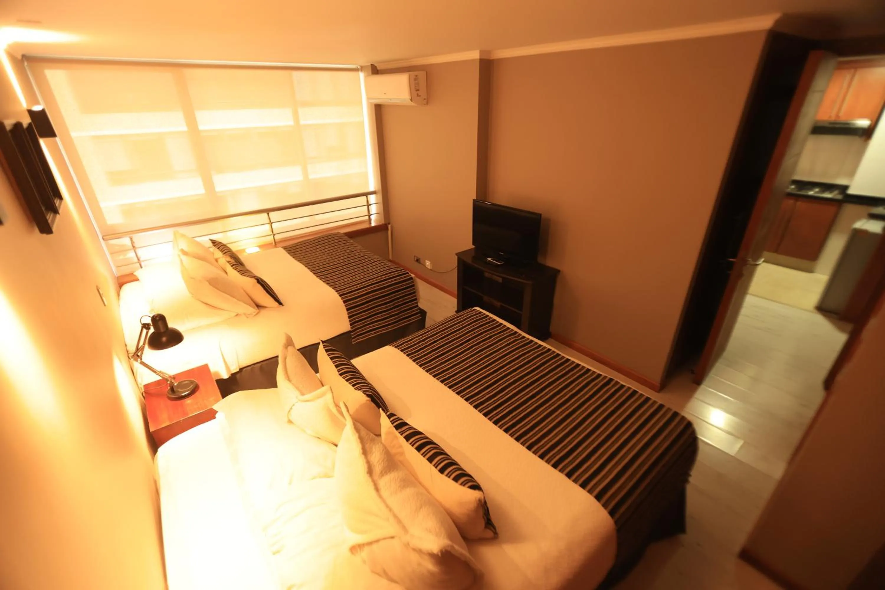 Bed in Apart Hotel Aragon Portal