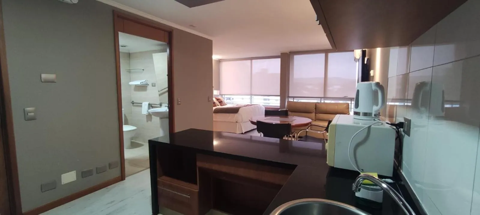 Bed in Apart Hotel Aragon Portal