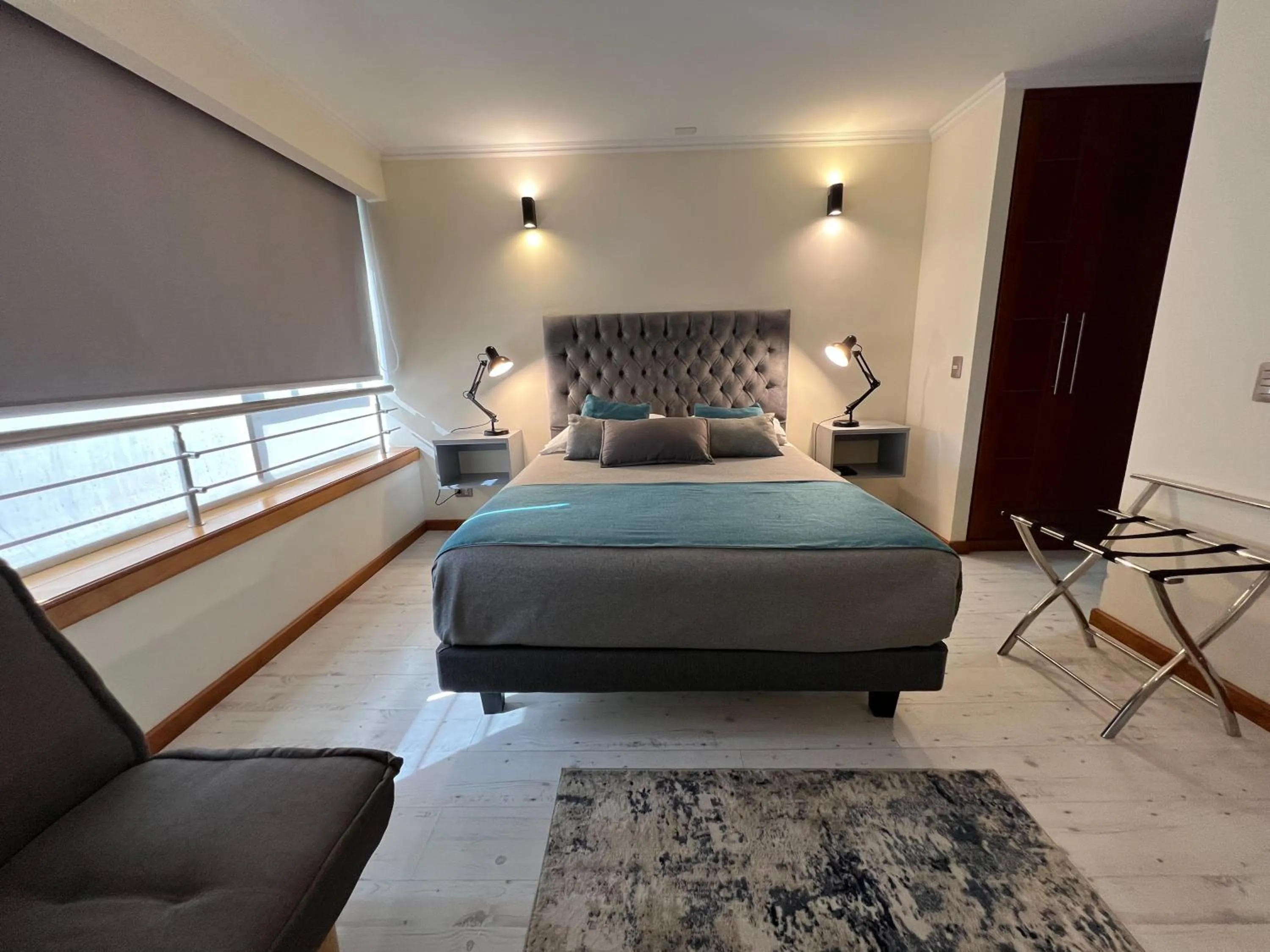 Bed in Apart Hotel Aragon Portal