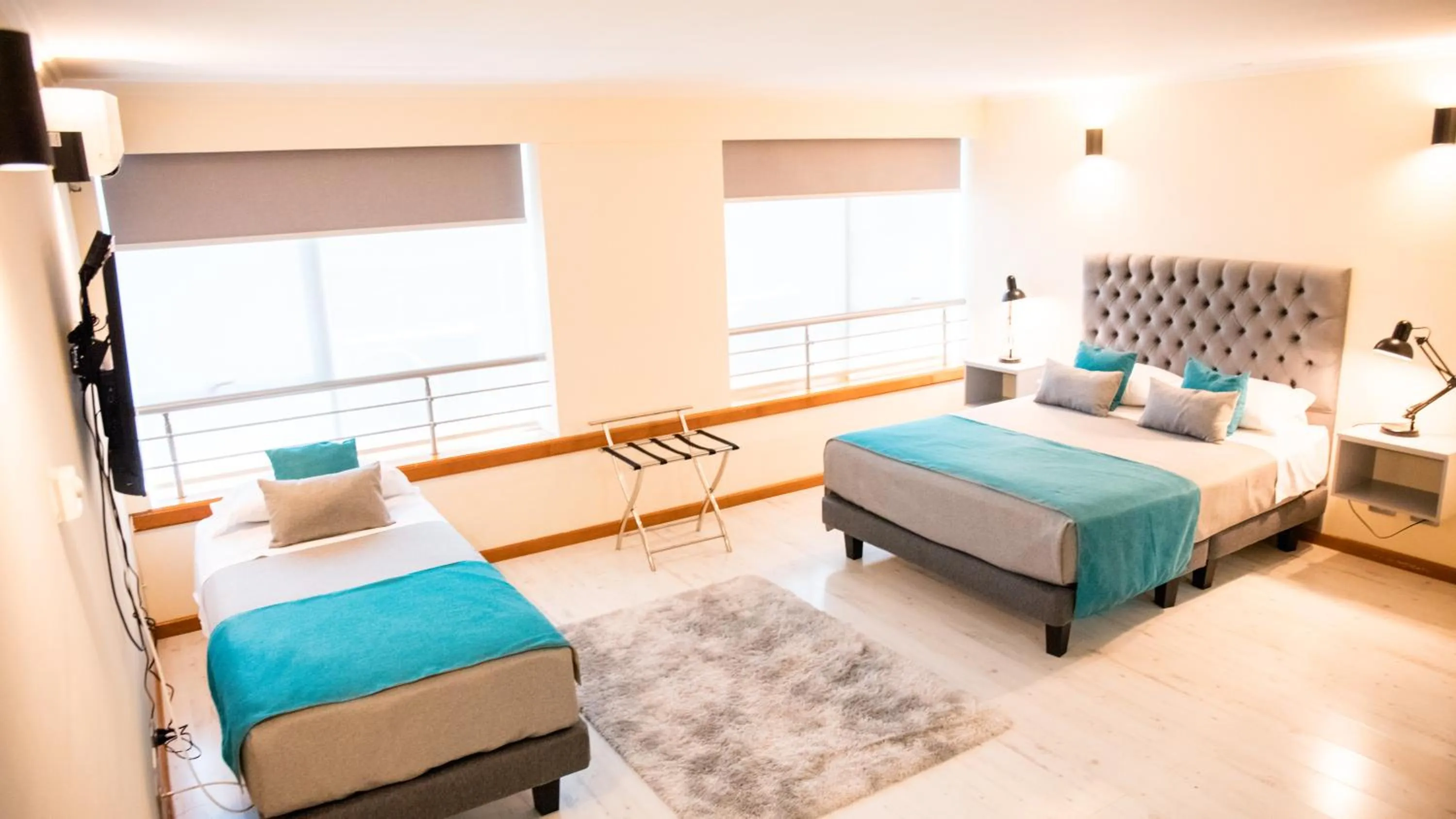 Bed in Apart Hotel Aragon Portal