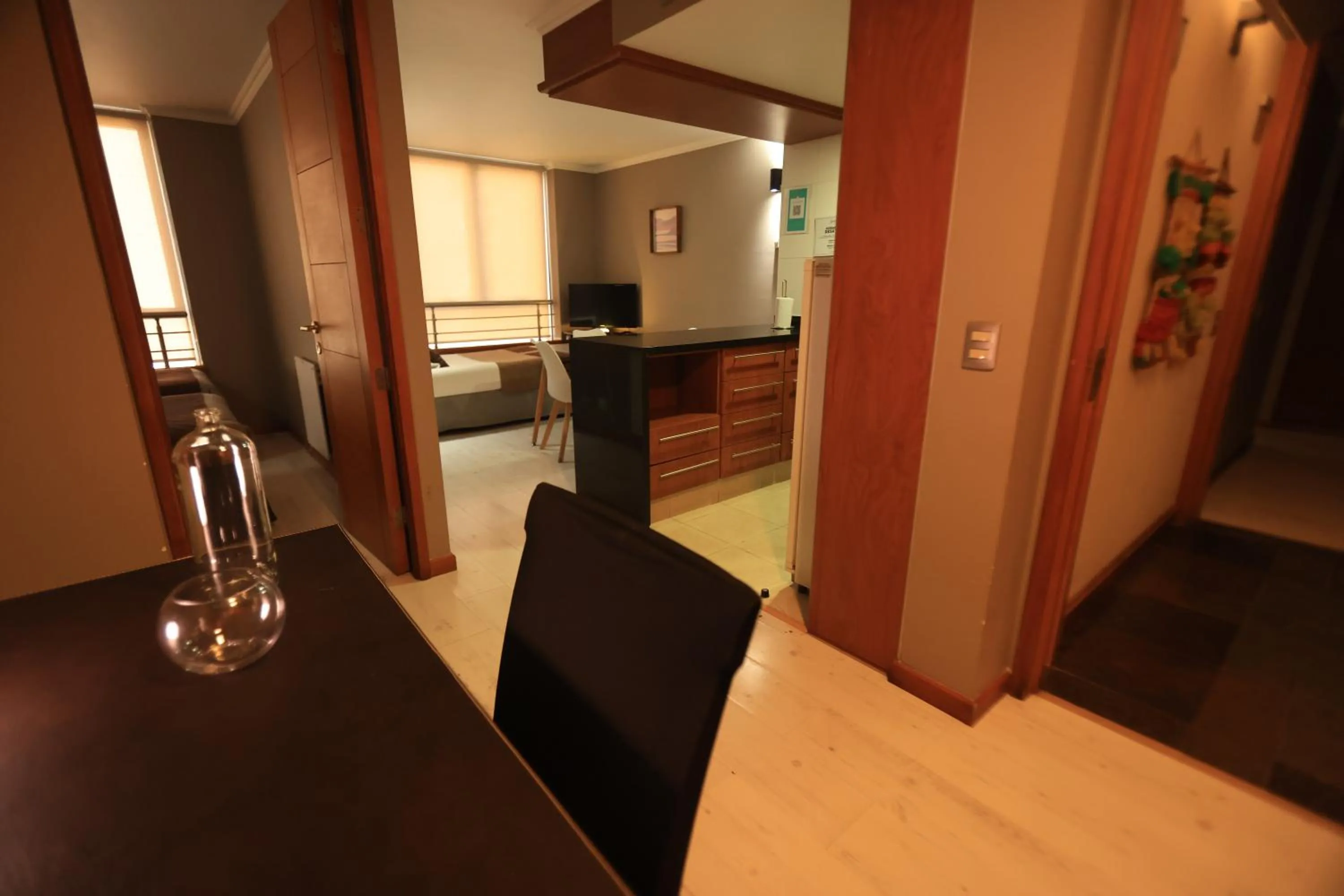 Bed in Apart Hotel Aragon Portal