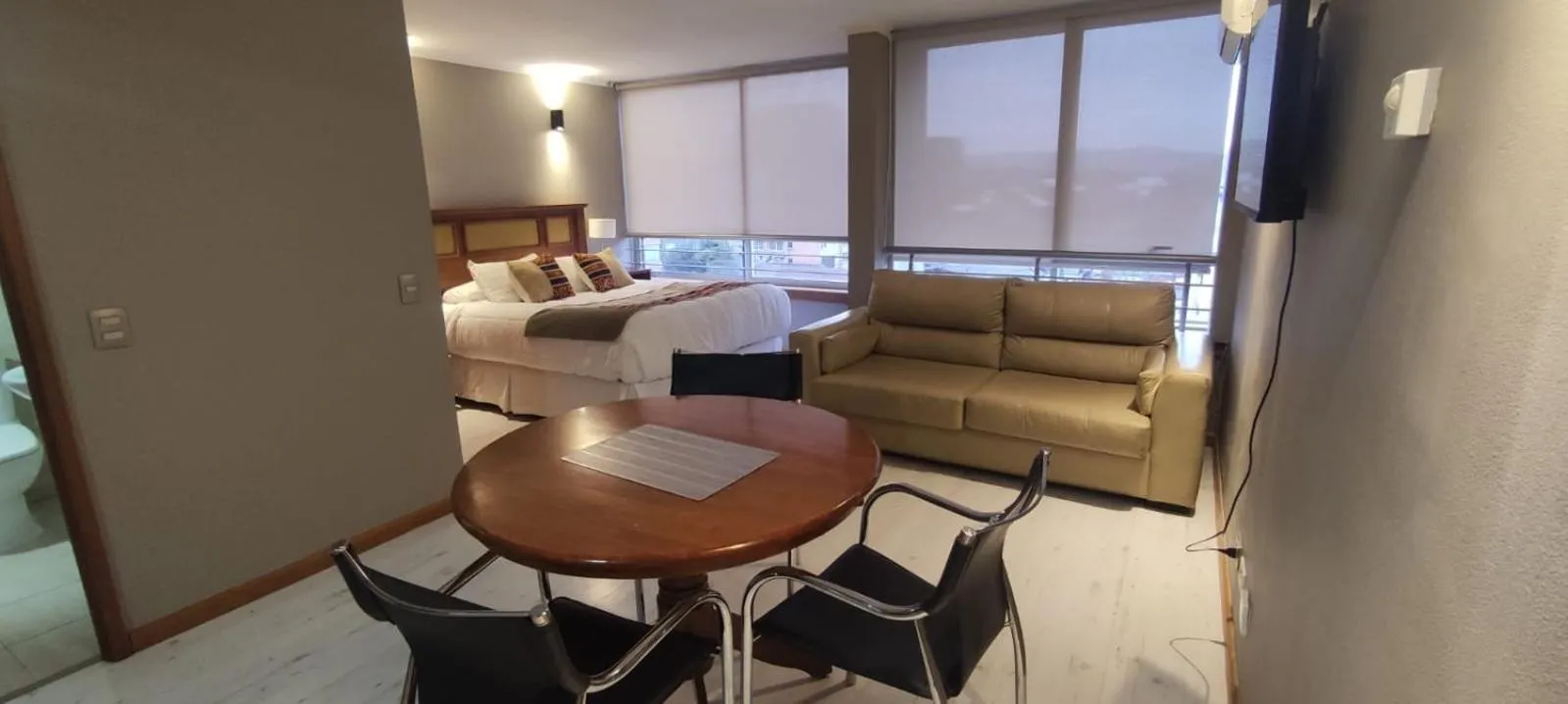 Bed in Apart Hotel Aragon Portal