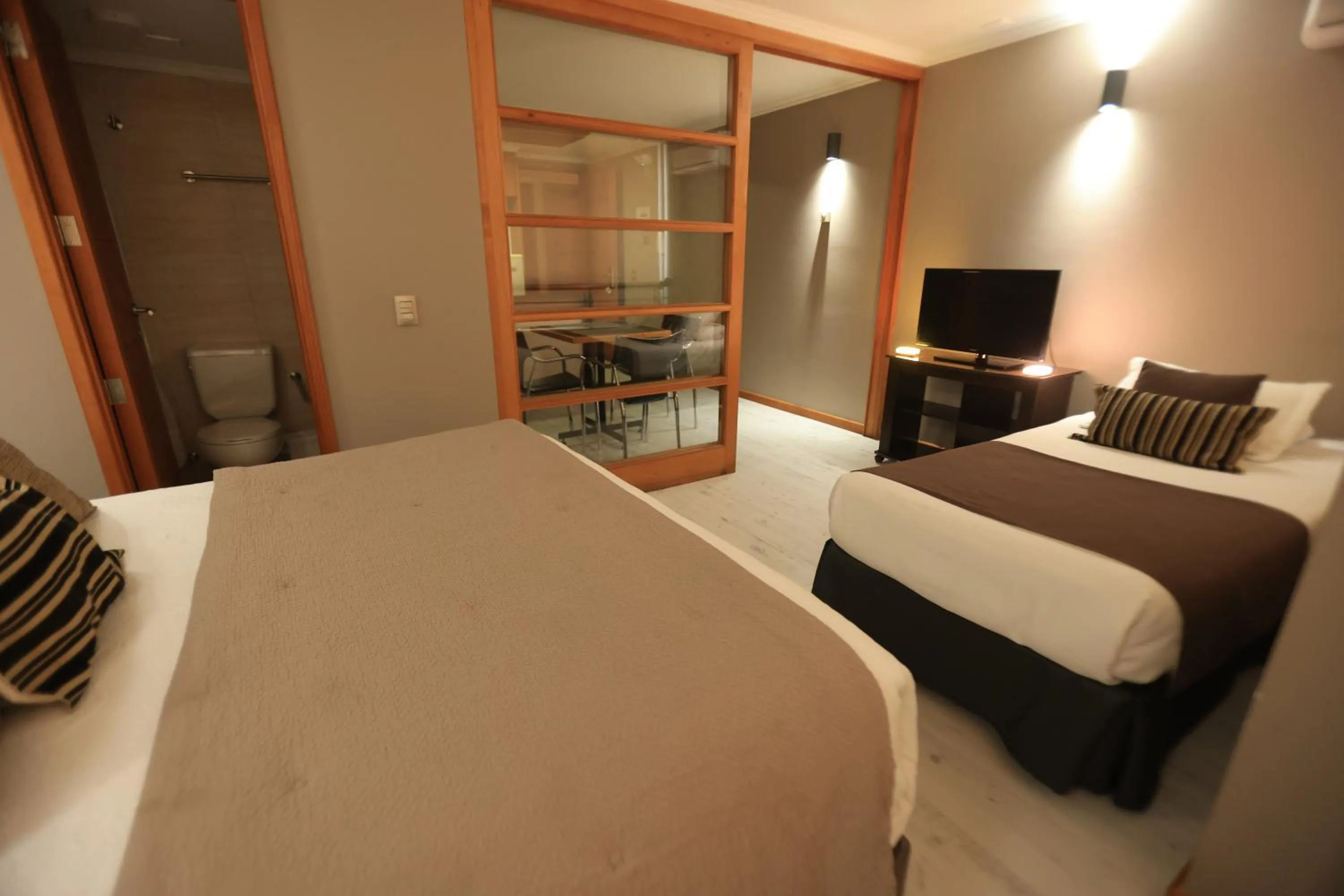 Bed in Apart Hotel Aragon Portal