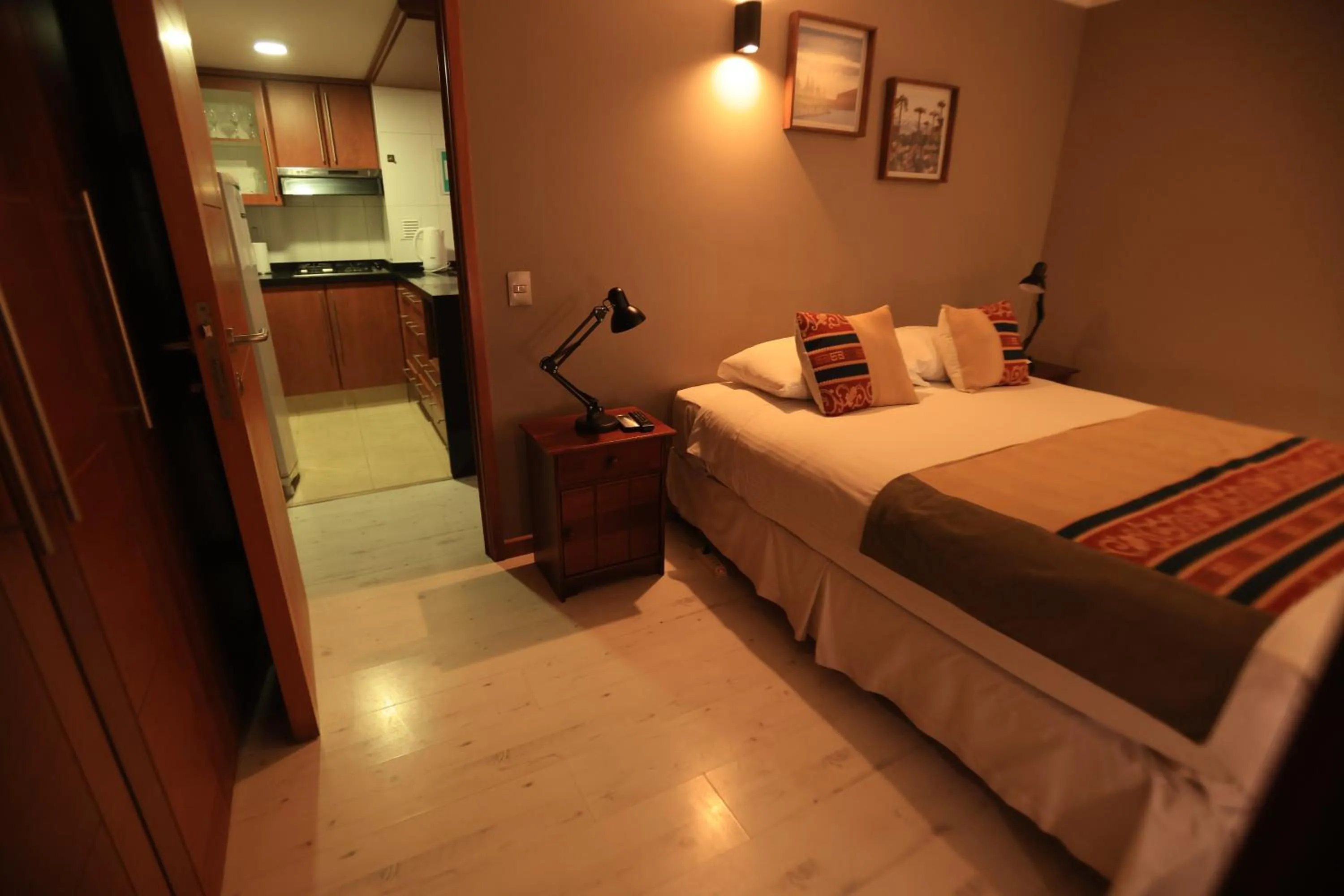 Bed in Apart Hotel Aragon Portal