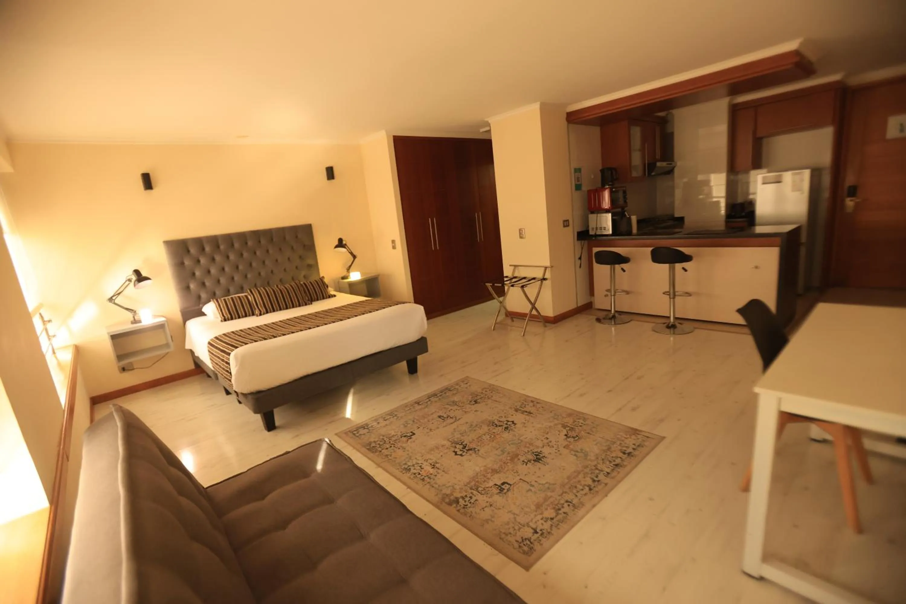 Bed in Apart Hotel Aragon Portal