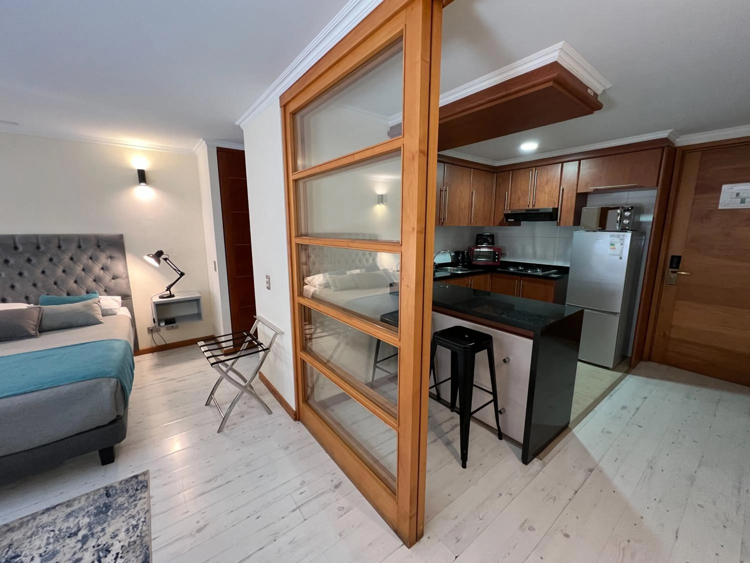 Bed in Apart Hotel Aragon Portal