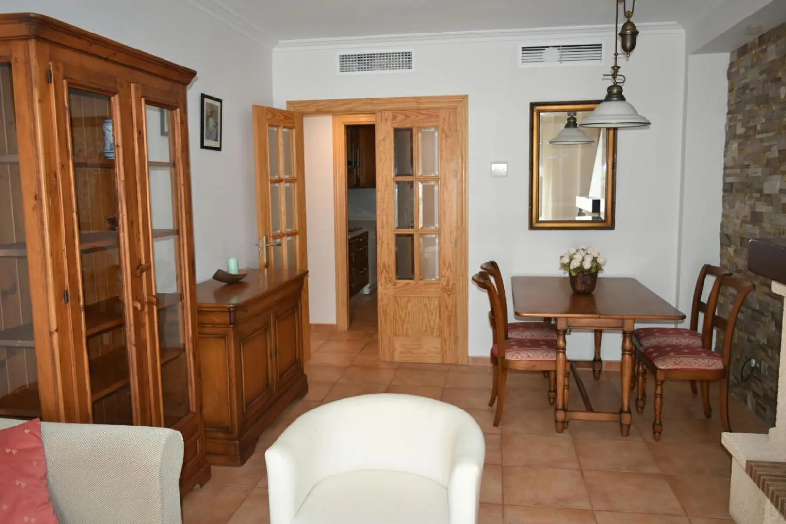 Living room in Apartamento zona playa de burriana con terraza