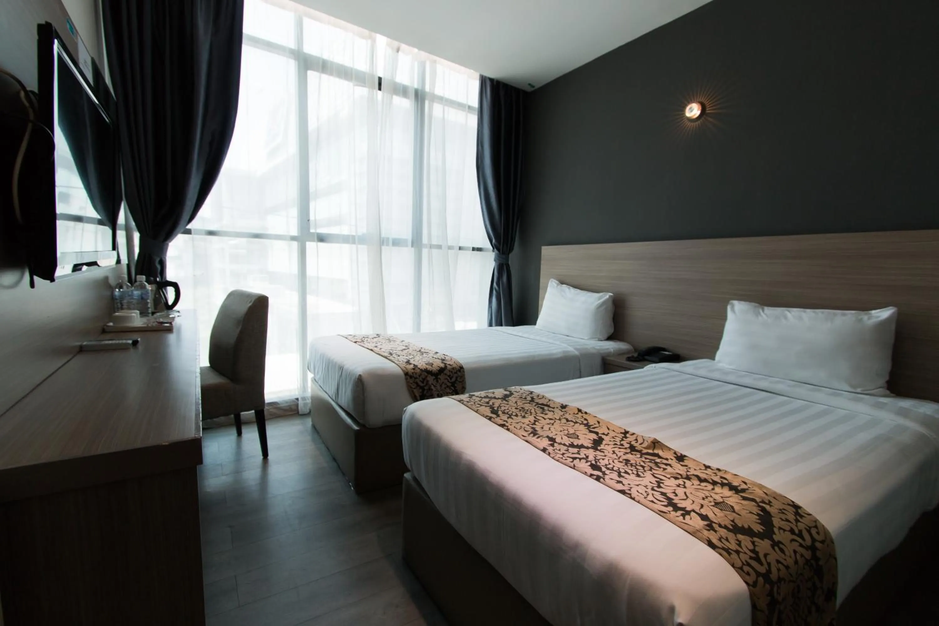 Twin Room with City View in Hotel 99 Kuala Lumpur City