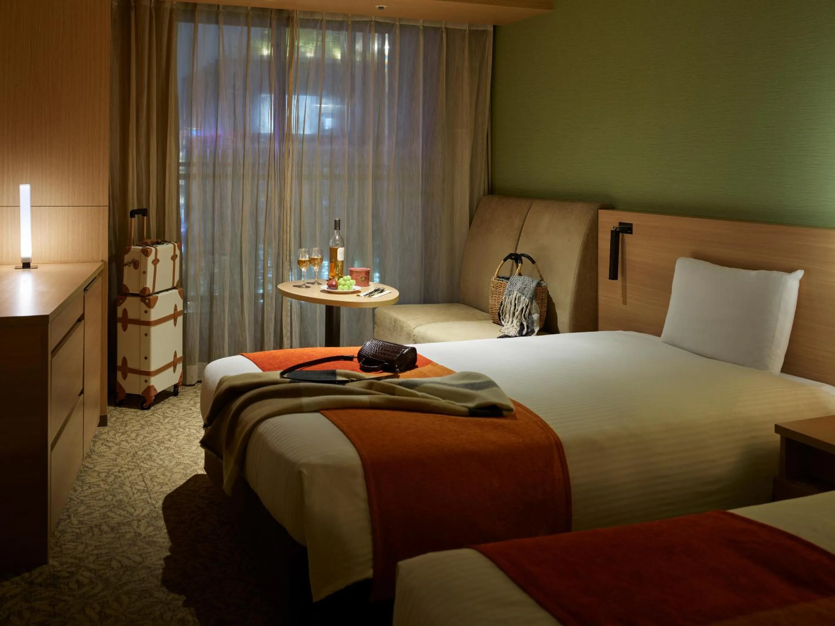 Decorative detail, Bed in Mitsui Garden Hotel Kashiwa-No-Ha - Chiba