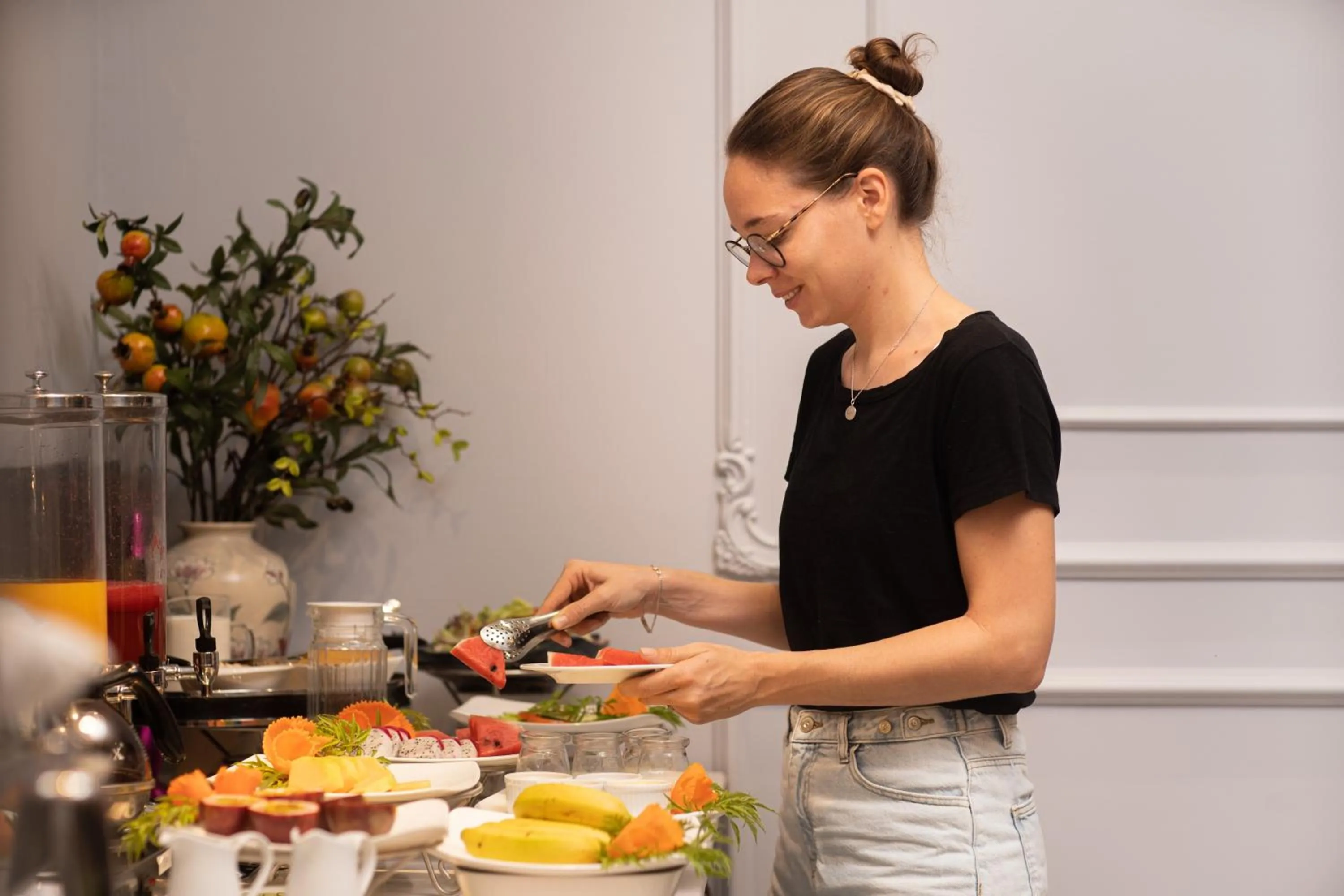 Buffet breakfast in Hanoi Garden Hotel & Spa