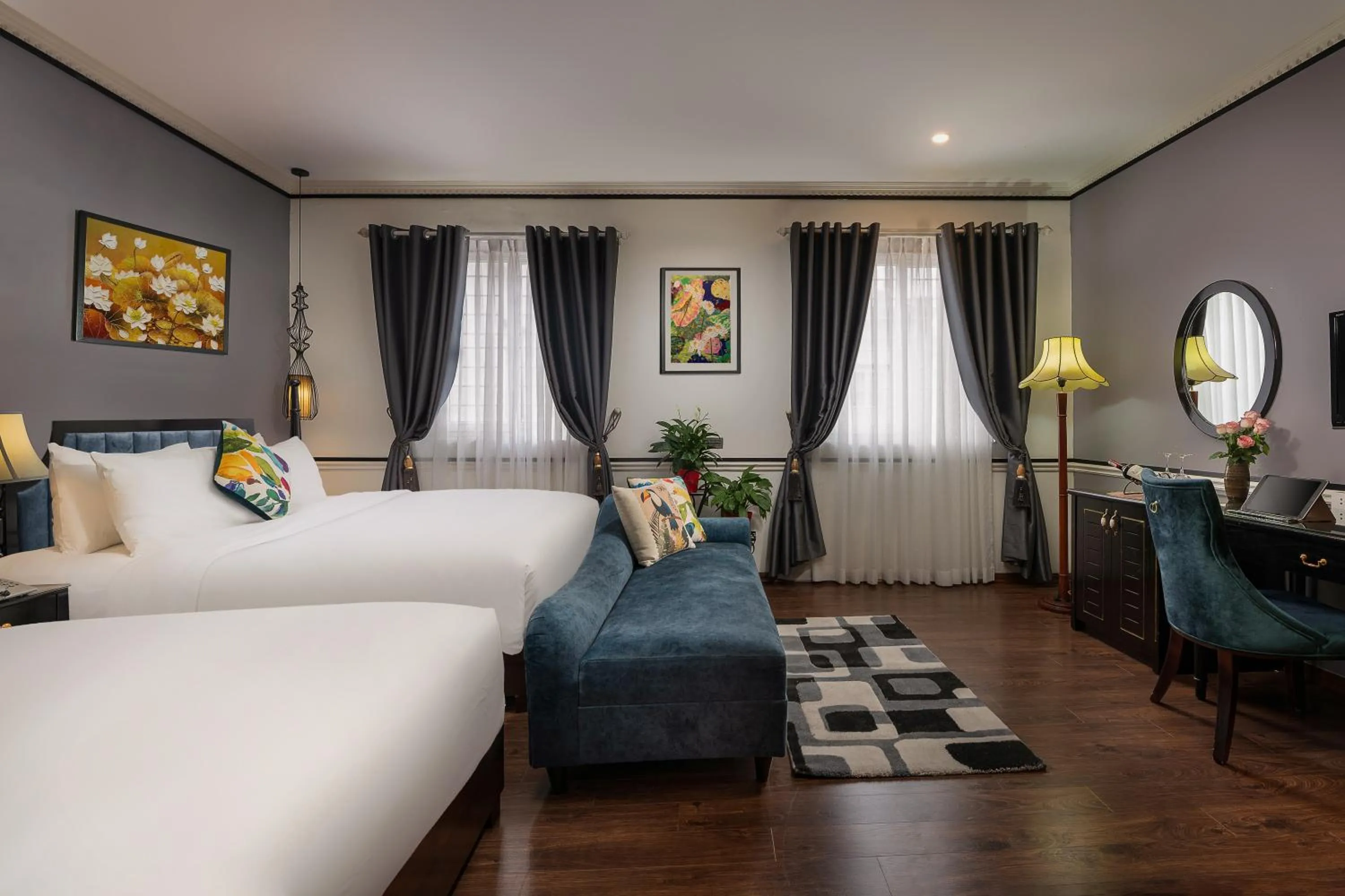 Bed in Hanoi Garden Hotel & Spa