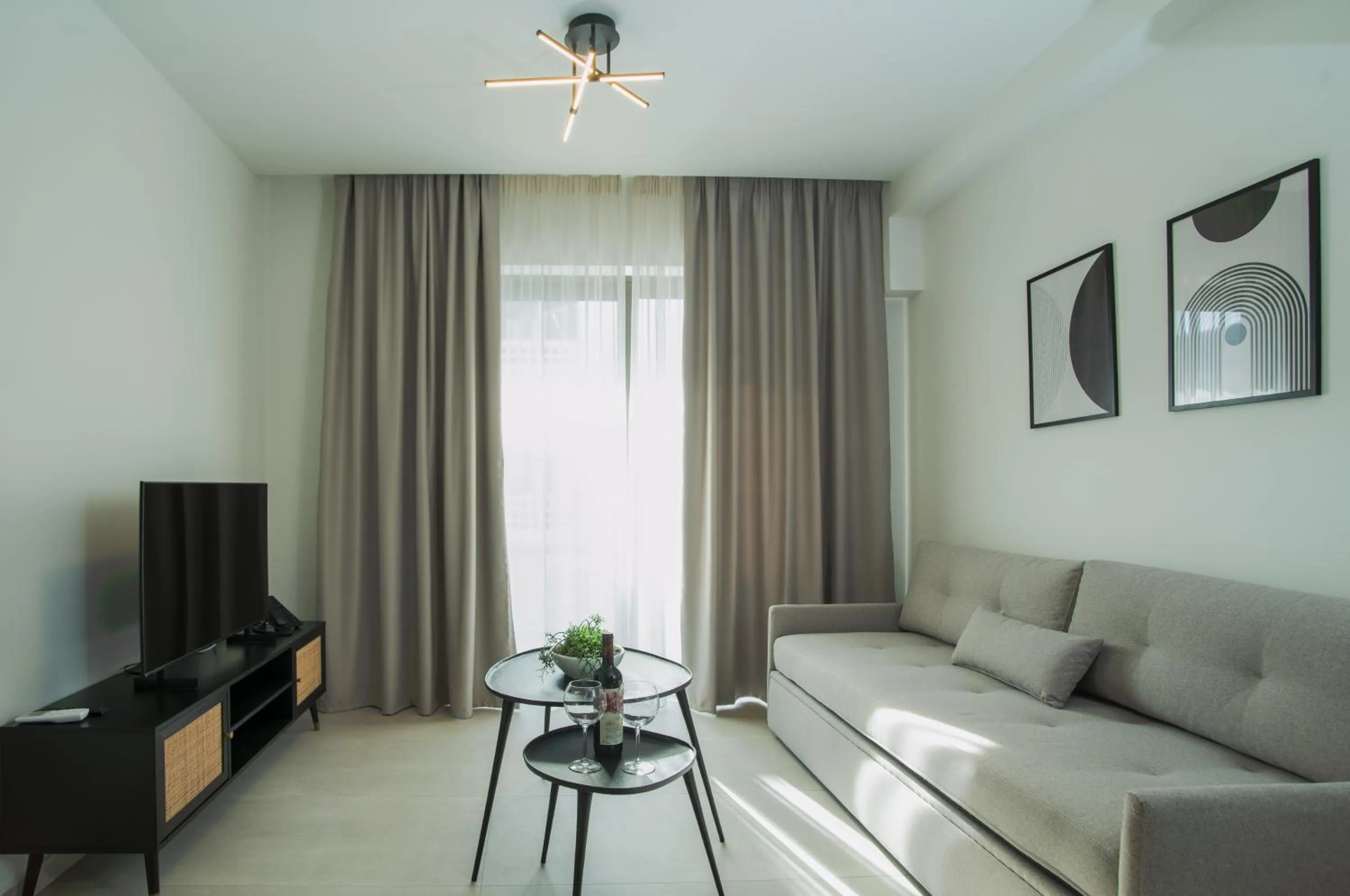 TV and multimedia in Celine Luxury Apartments & Suites