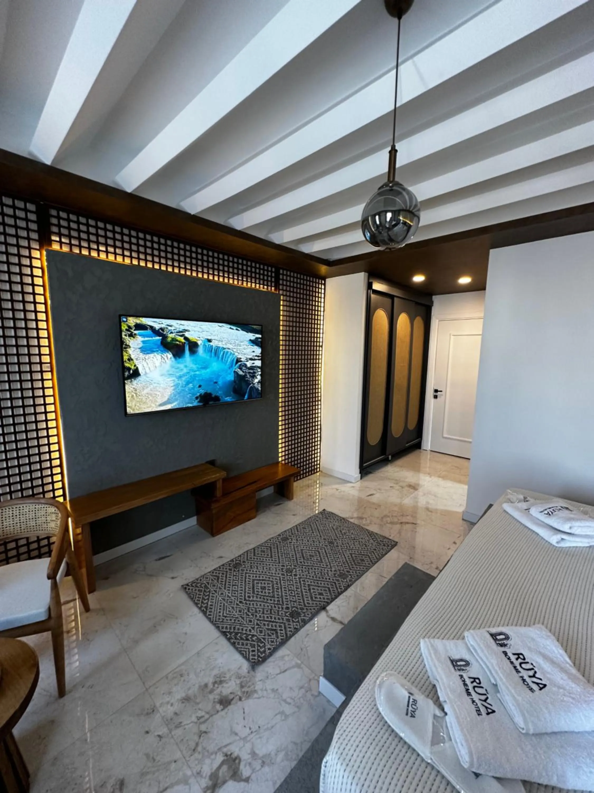 TV and multimedia, Bed in RÜYA BOHEME HOTEL BODRUM