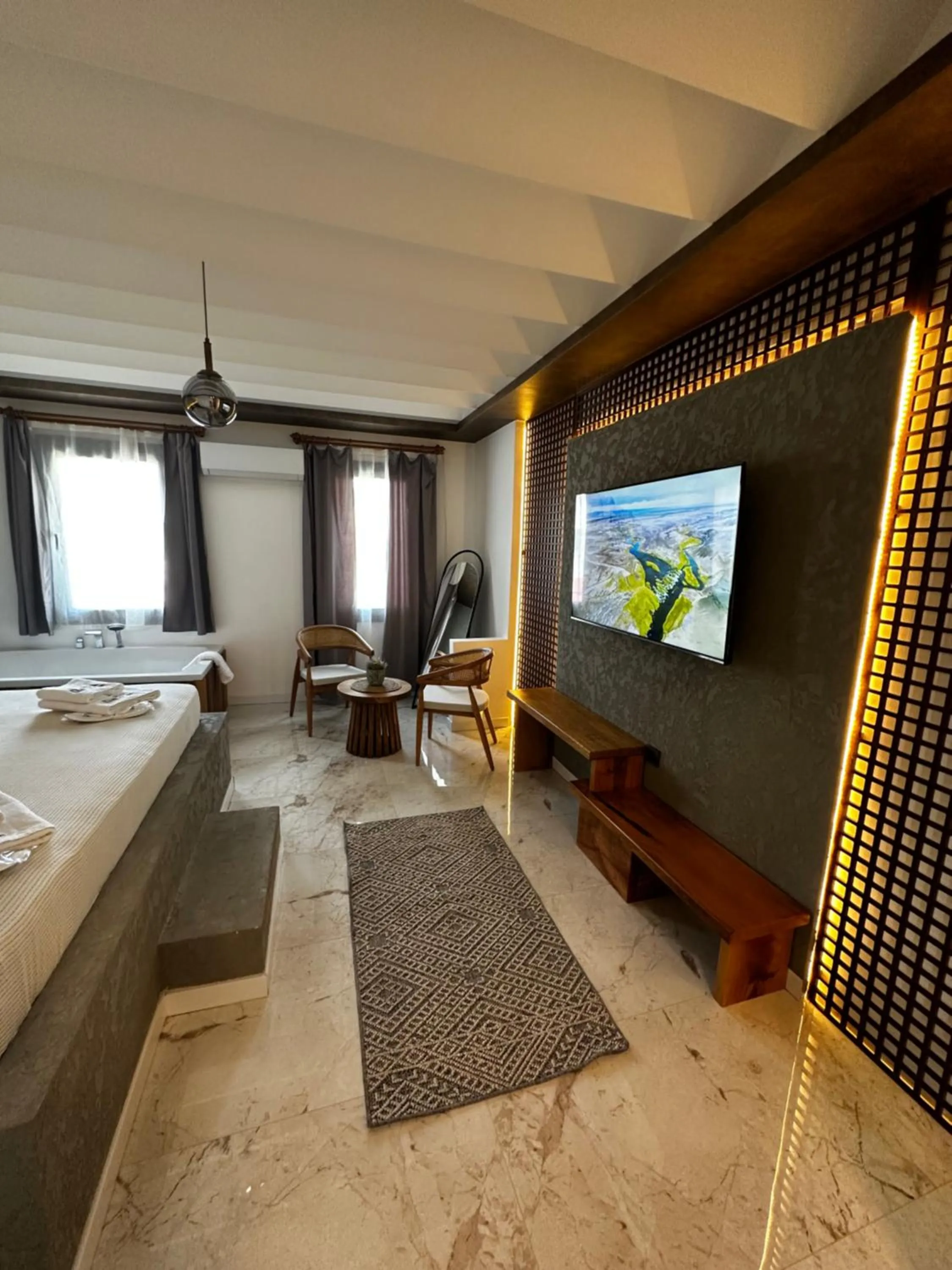 TV and multimedia, Bed in RÜYA BOHEME HOTEL BODRUM