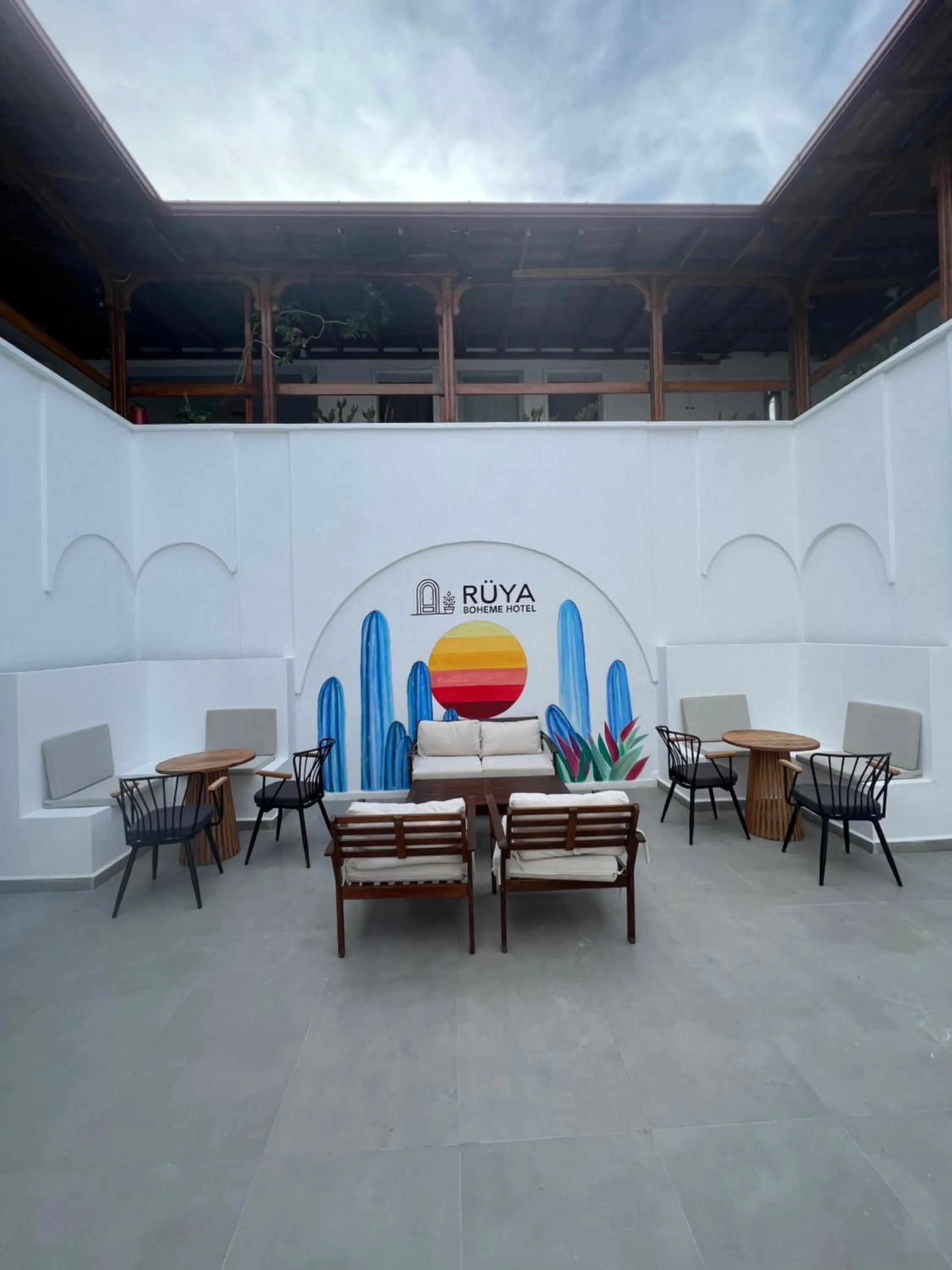 Patio in RÜYA BOHEME HOTEL BODRUM