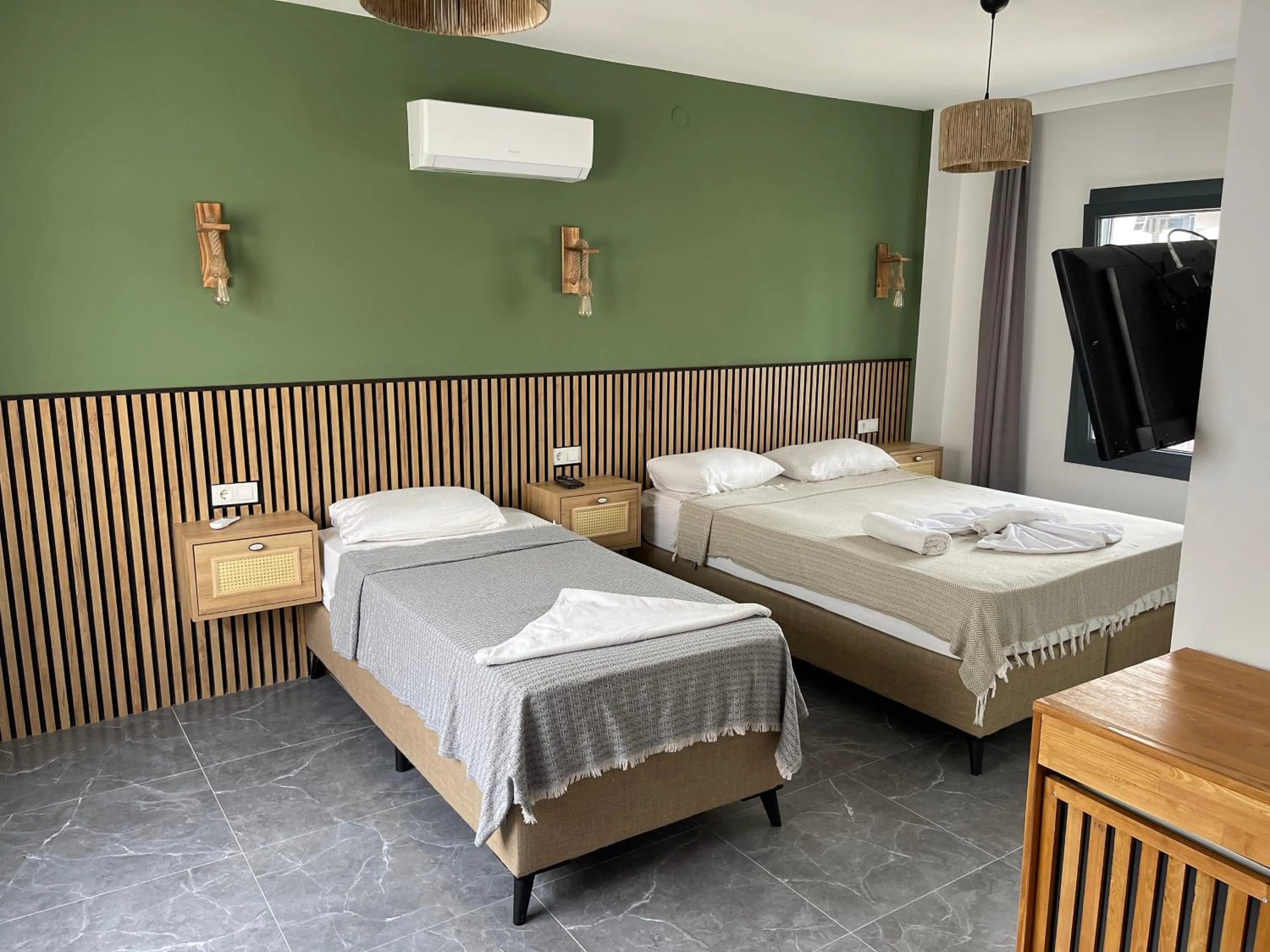 Bed in RÜYA BOHEME HOTEL BODRUM