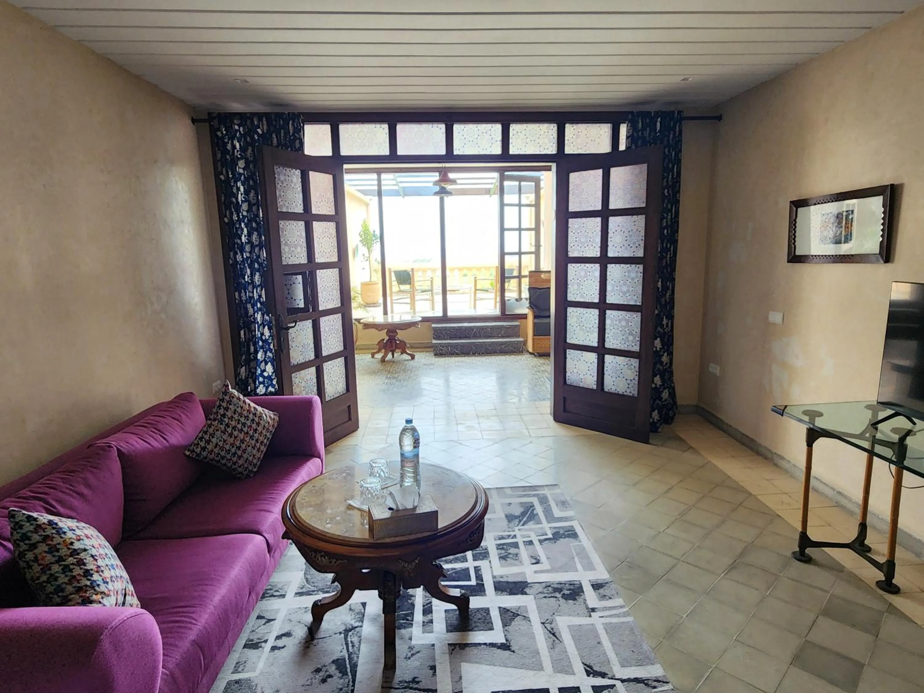 Living room in La Villa Joubert
