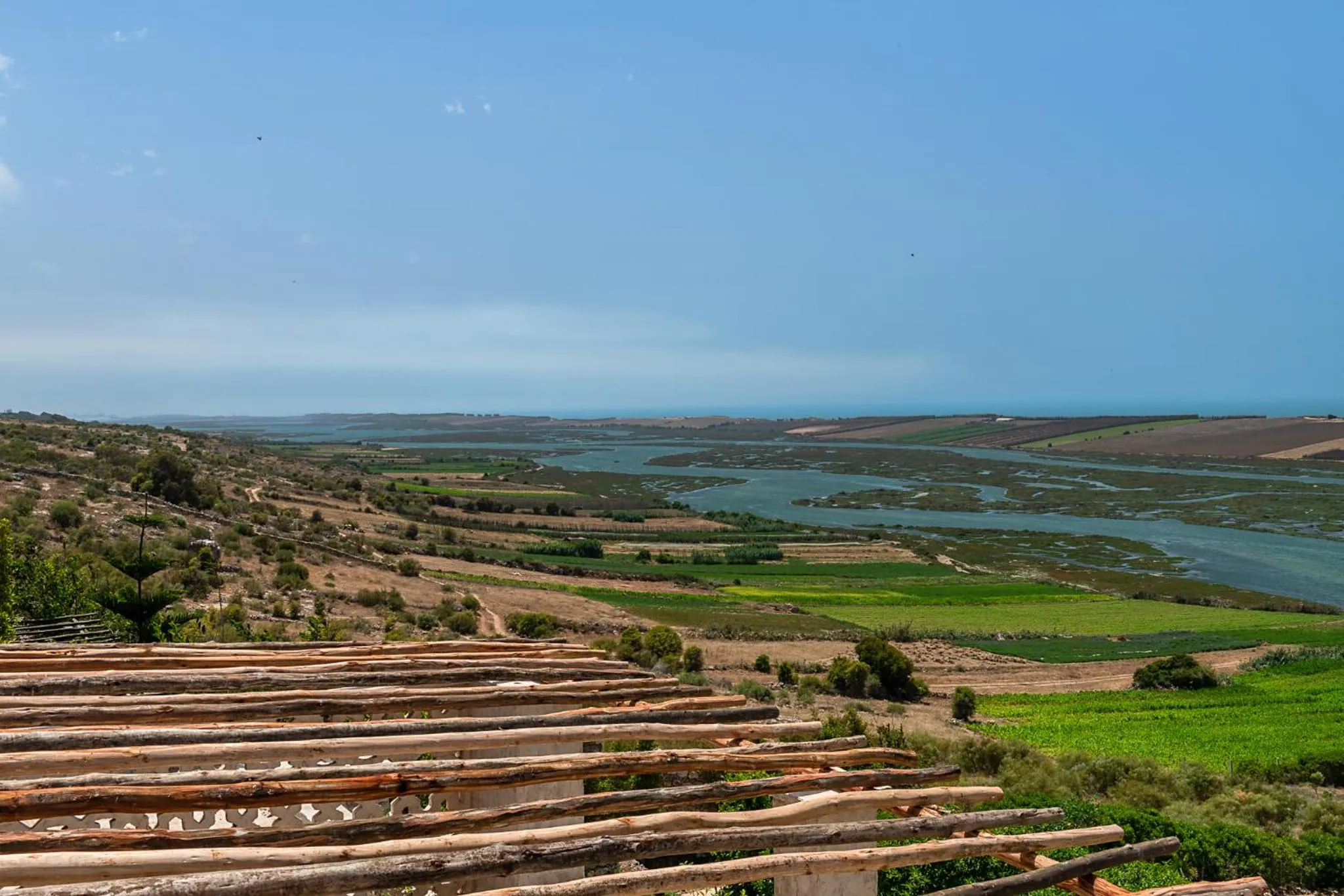Natural landscape in La Villa Joubert