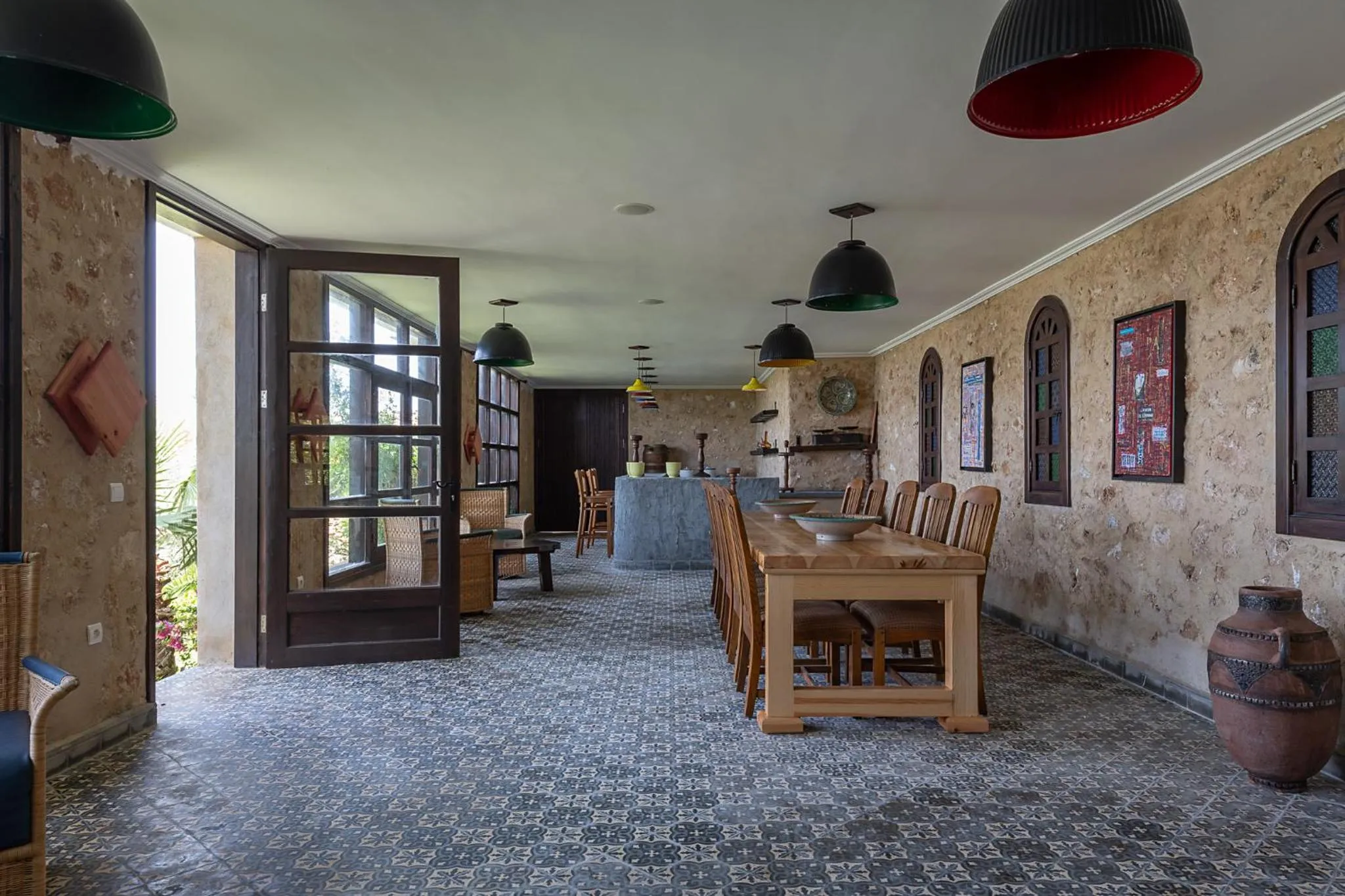 Dining area in La Villa Joubert