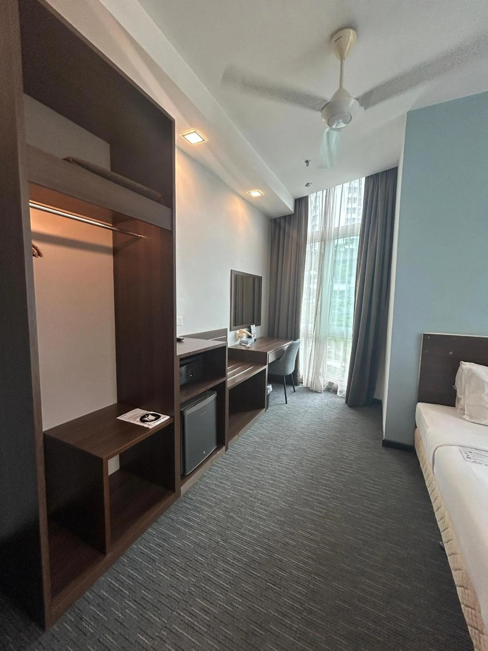 wardrobe, Bed in Scott Hotel KL Sentral