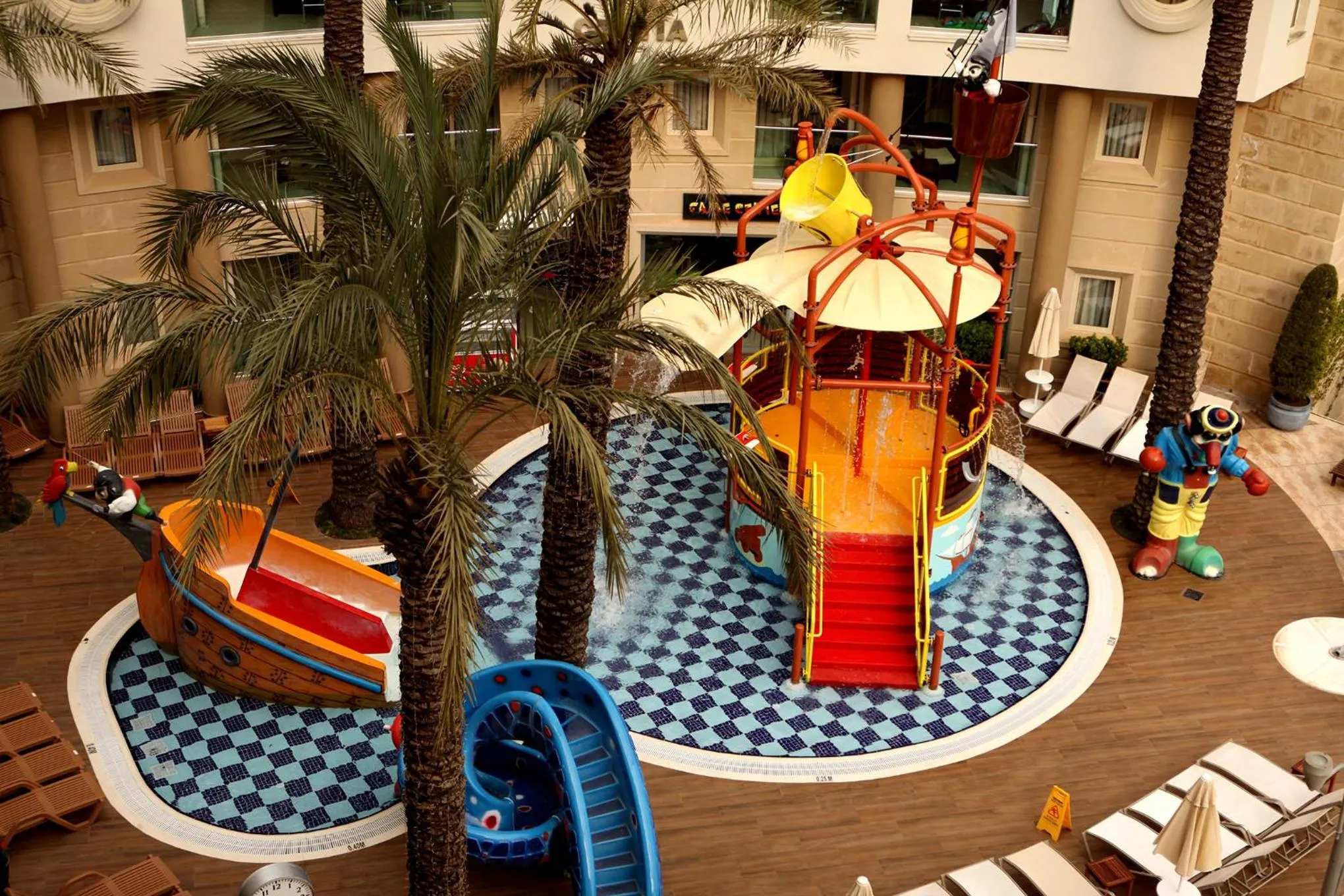 Children play ground in Grand Cettia Hotel