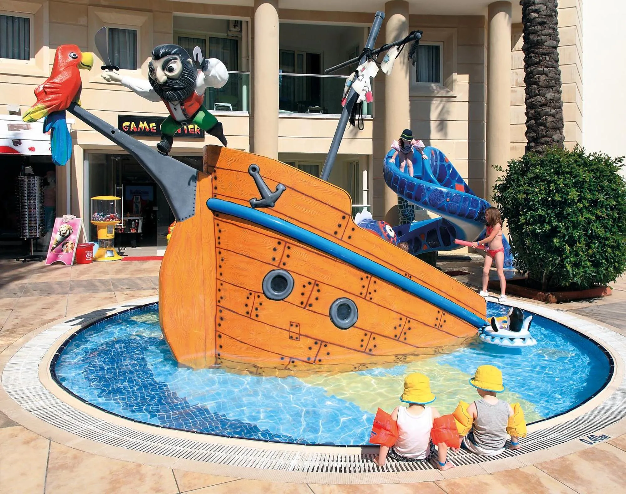 Children play ground in Grand Cettia Hotel