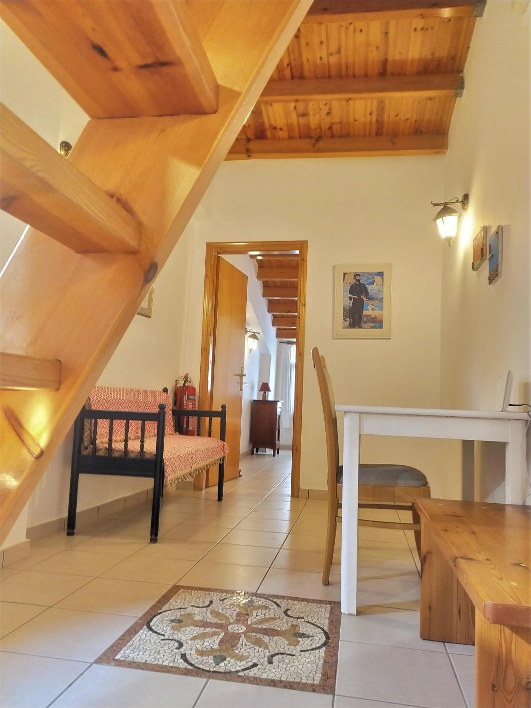 Seating area, Bed in Odyssey House