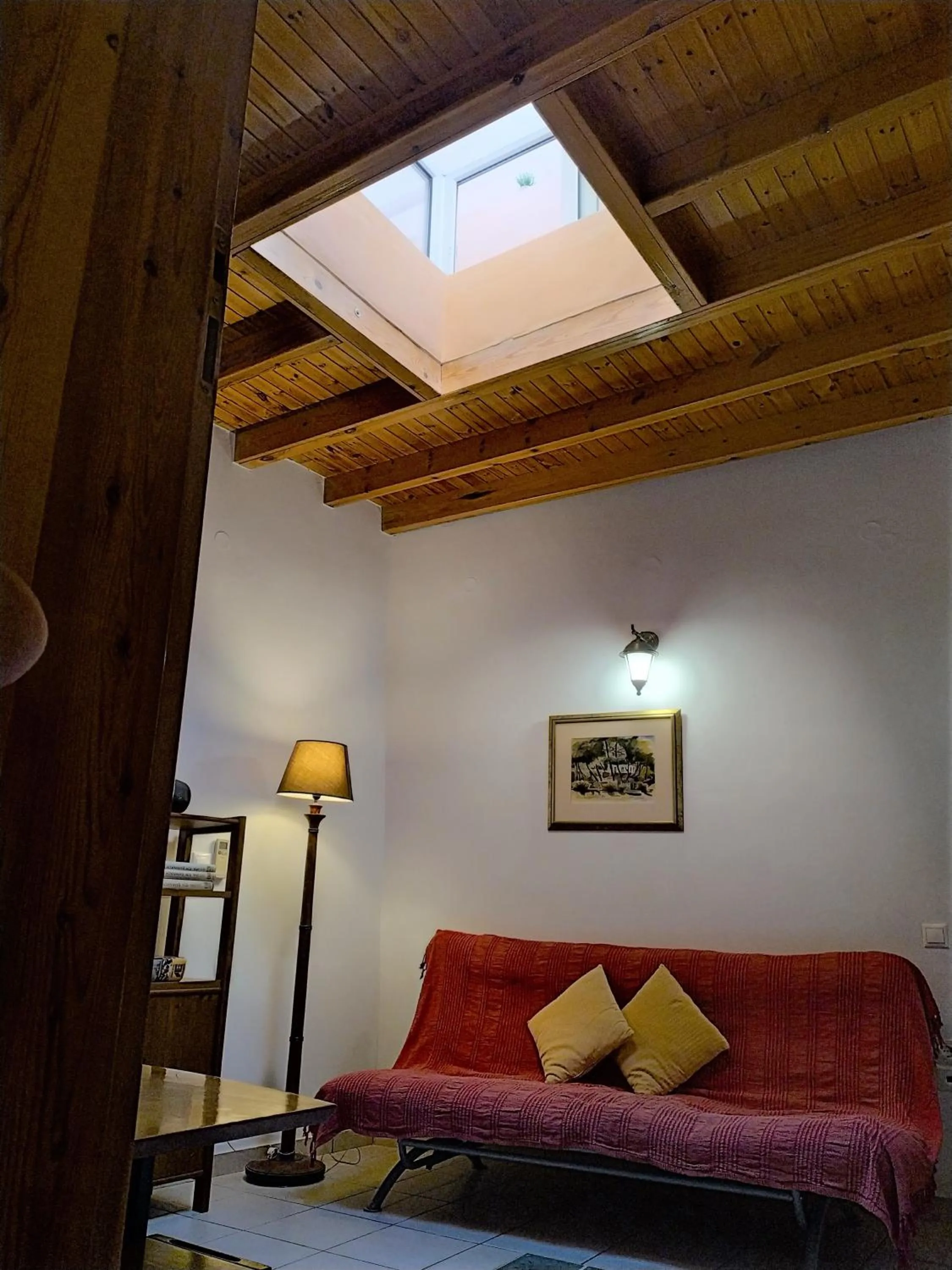 Living room, Bed in Odyssey House