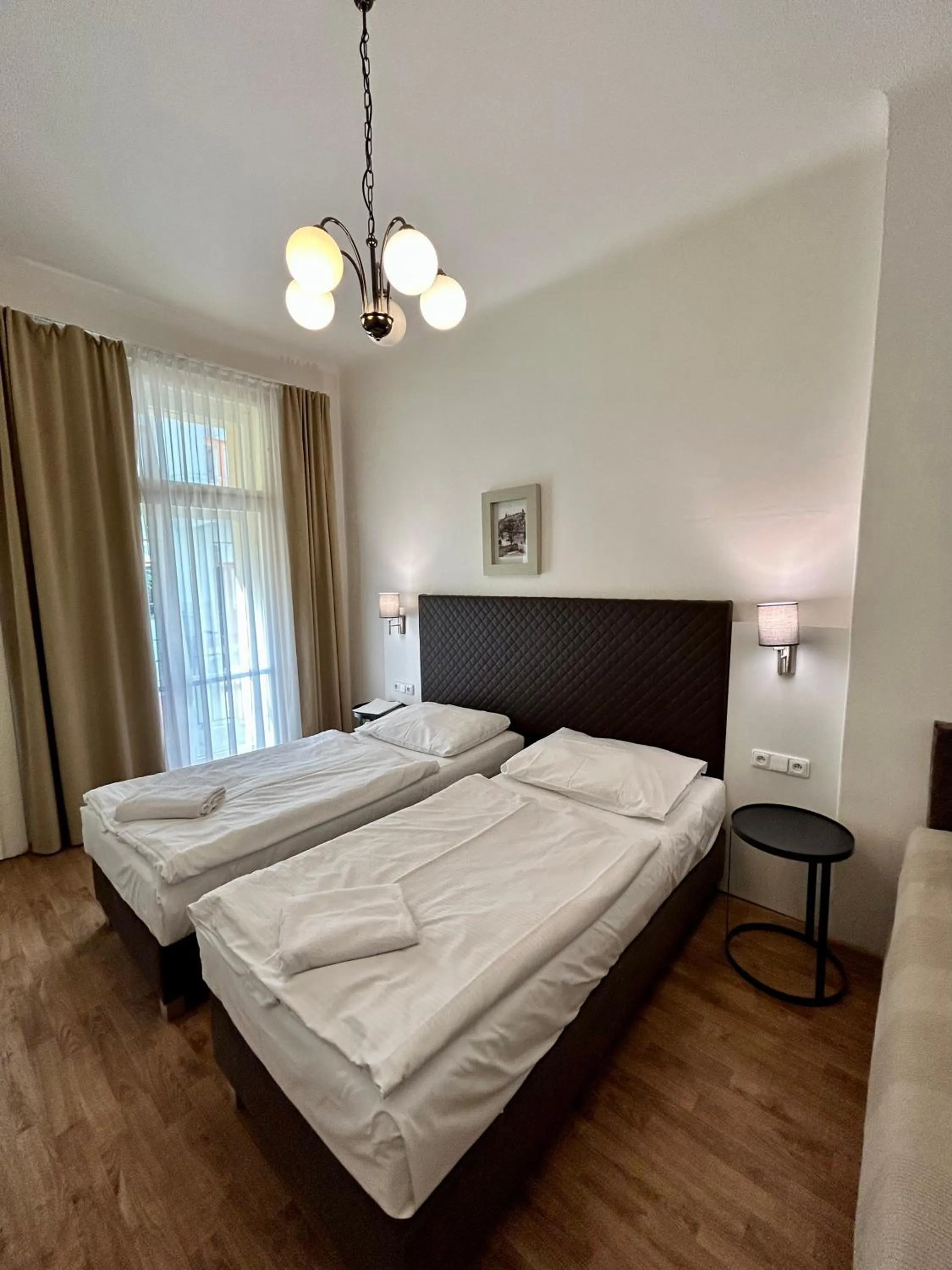 Bed in Prague Central Exclusive Apartments