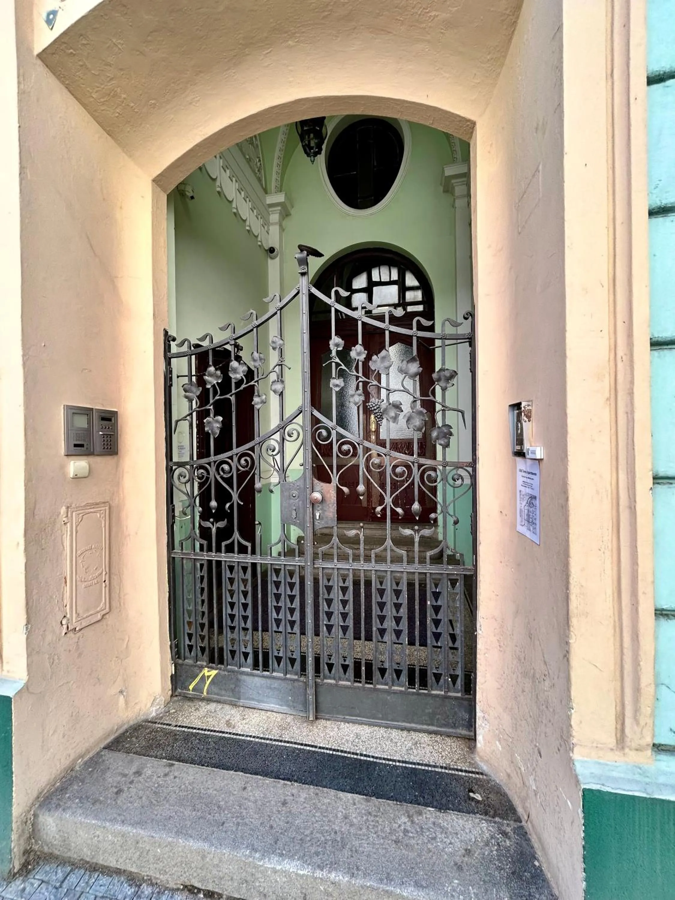 Facade/entrance in Prague Central Exclusive Apartments